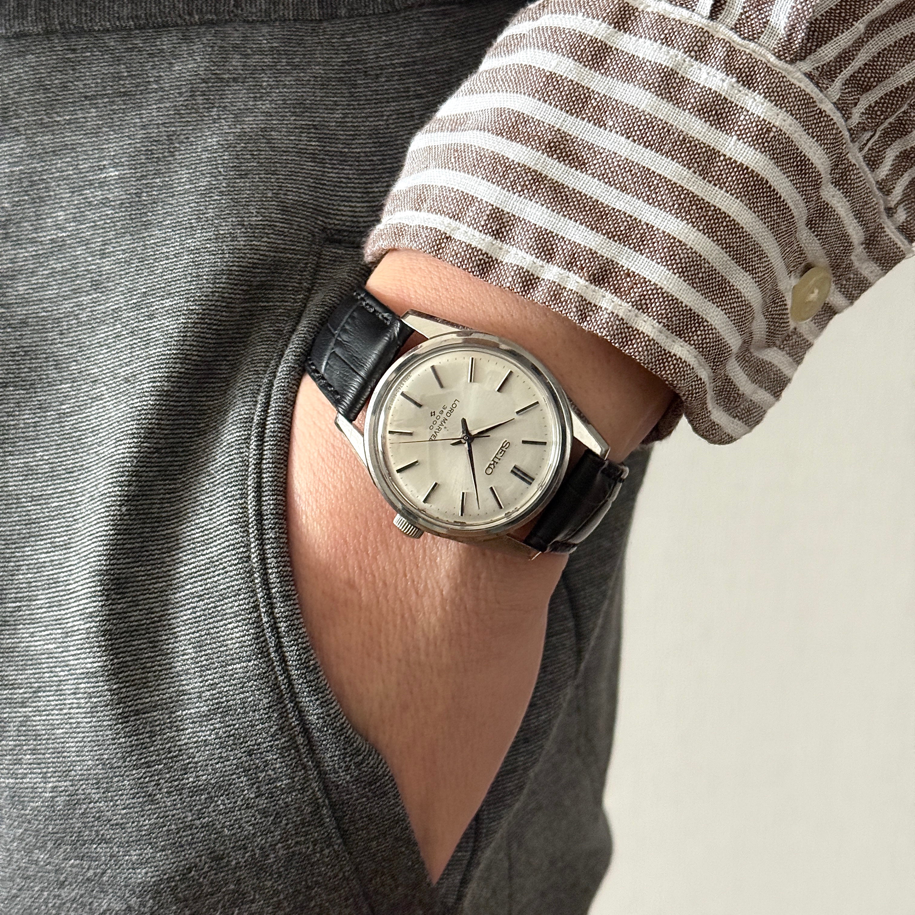 [SEIKO] Seiko Lord Marvel 36000 SS bar early model seahorse