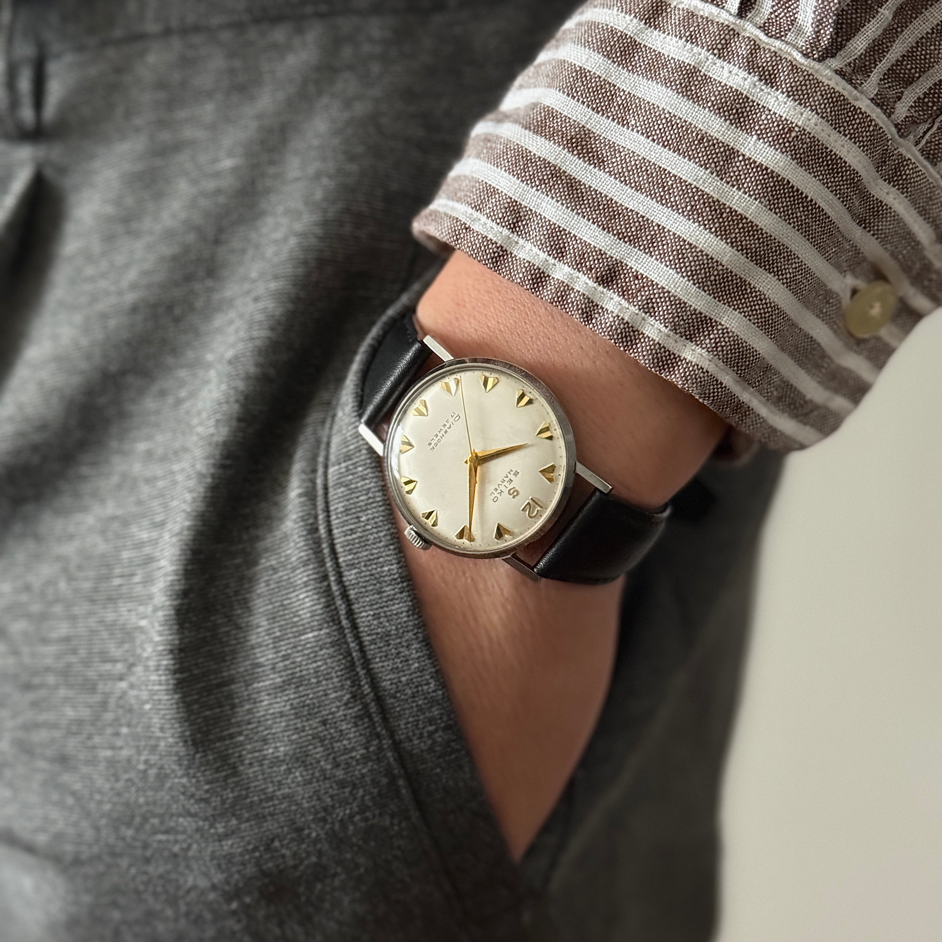 【SEIKO】Seiko Marvel SS Heart Index with Original Buckle