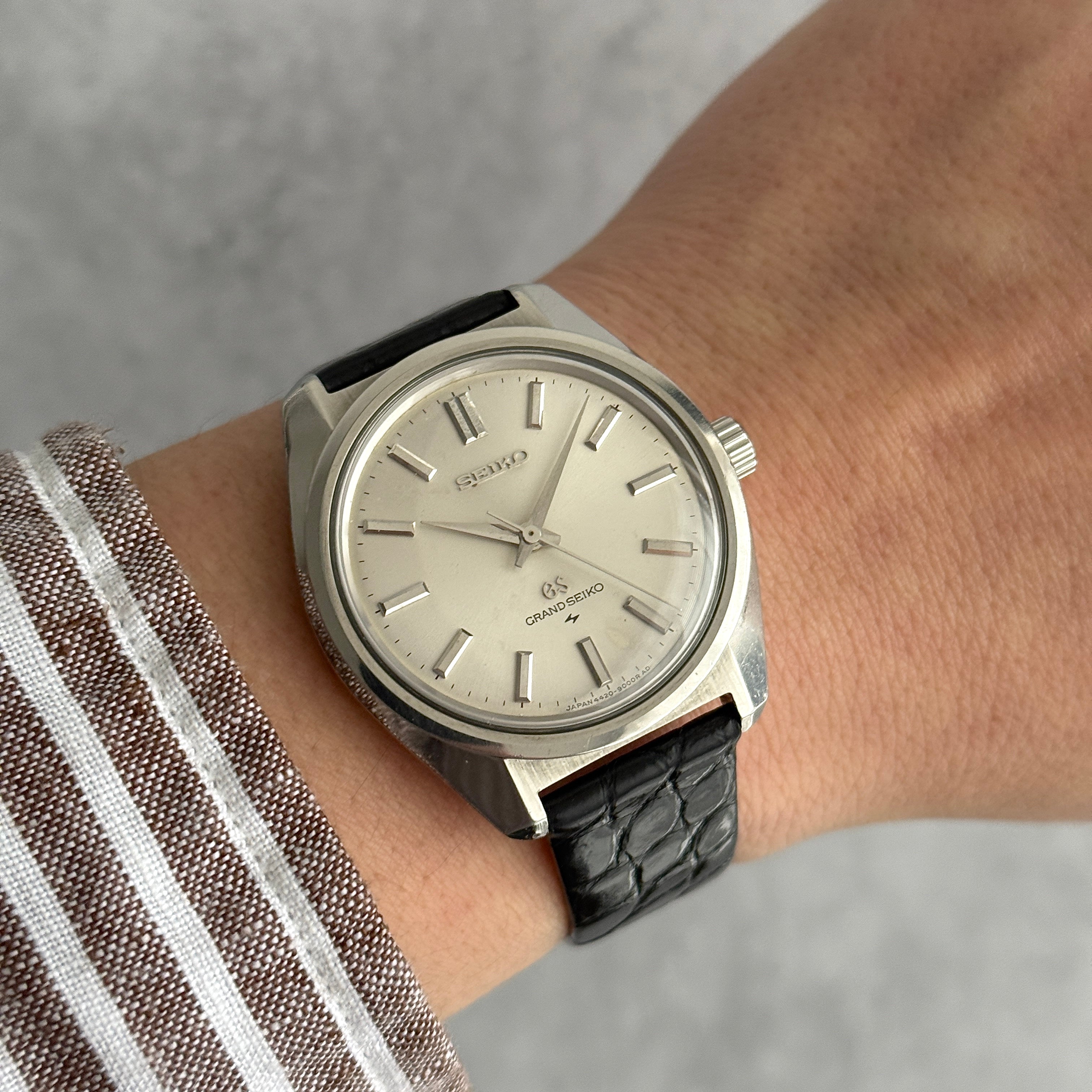 【SEIKO】セイコー グランドセイコー44GS 4420-9000 純正尾錠付き