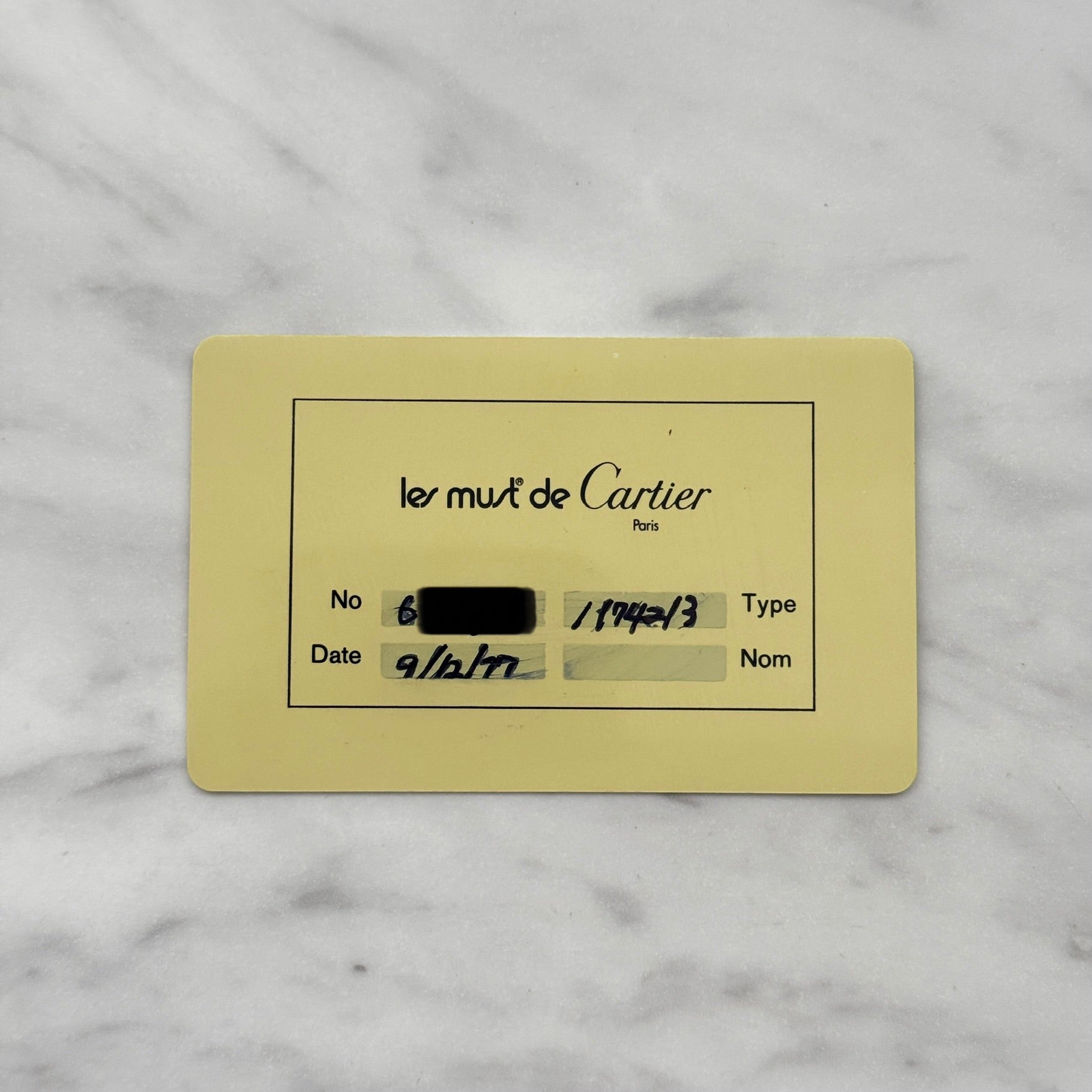 Cartier Must Tank LM Black Roman Numerals, Hand-wound, With Accessories, Cartier Complete Service Performed