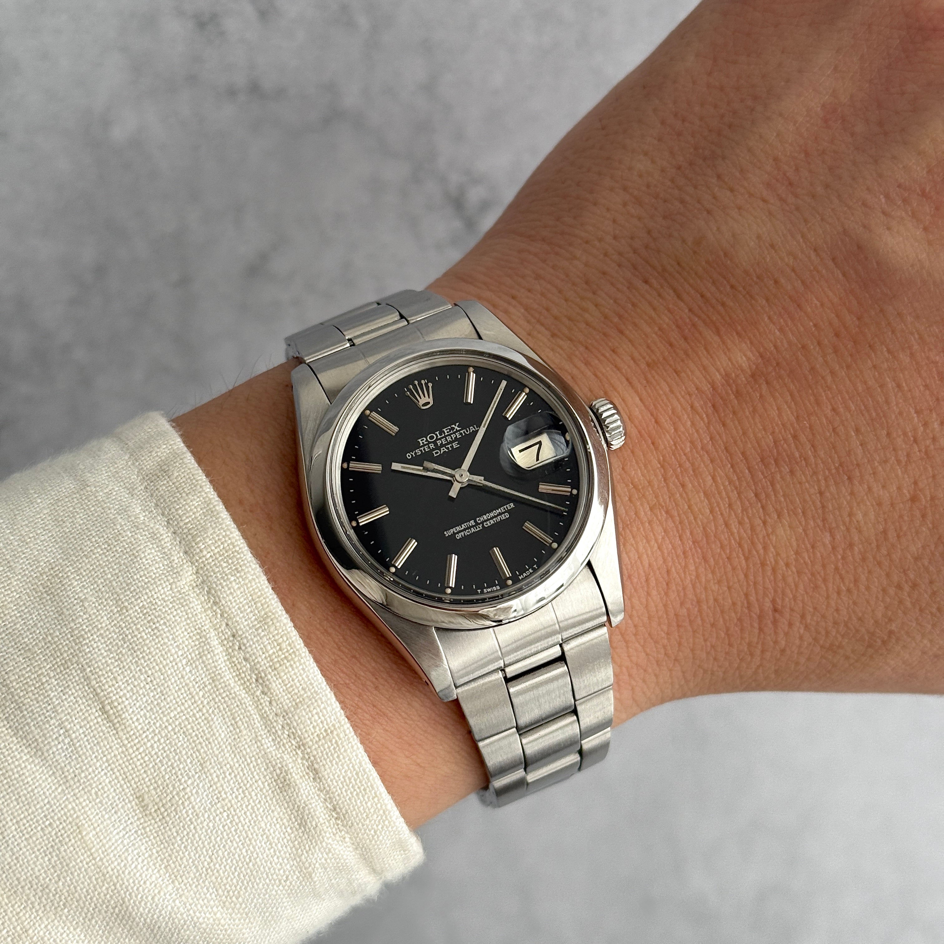 【ROLEX 】ロレックス パーペチュアルデイト Ref.1500 Black 1977年製