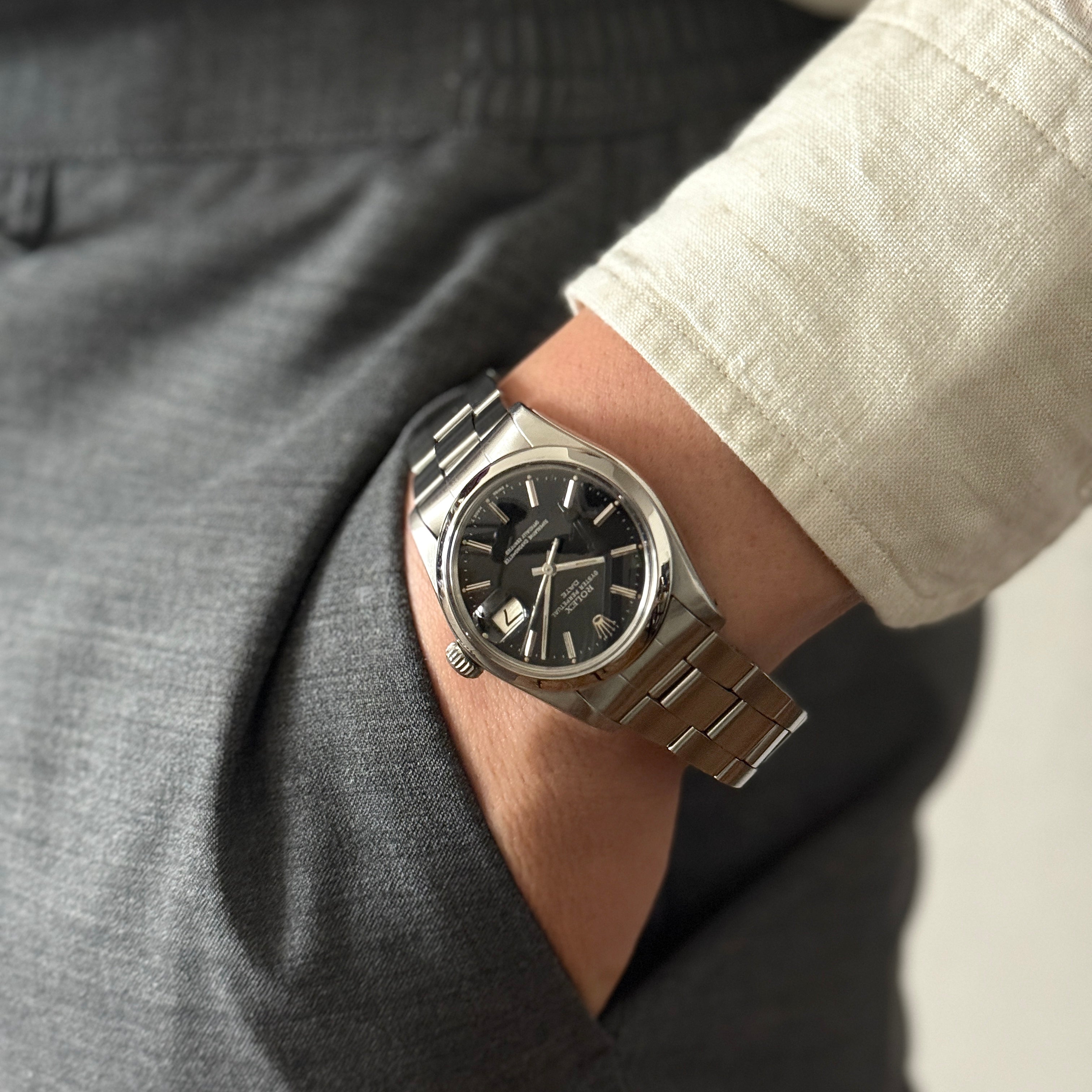 【ROLEX 】ロレックス パーペチュアルデイト Ref.1500 Black 1977年製
