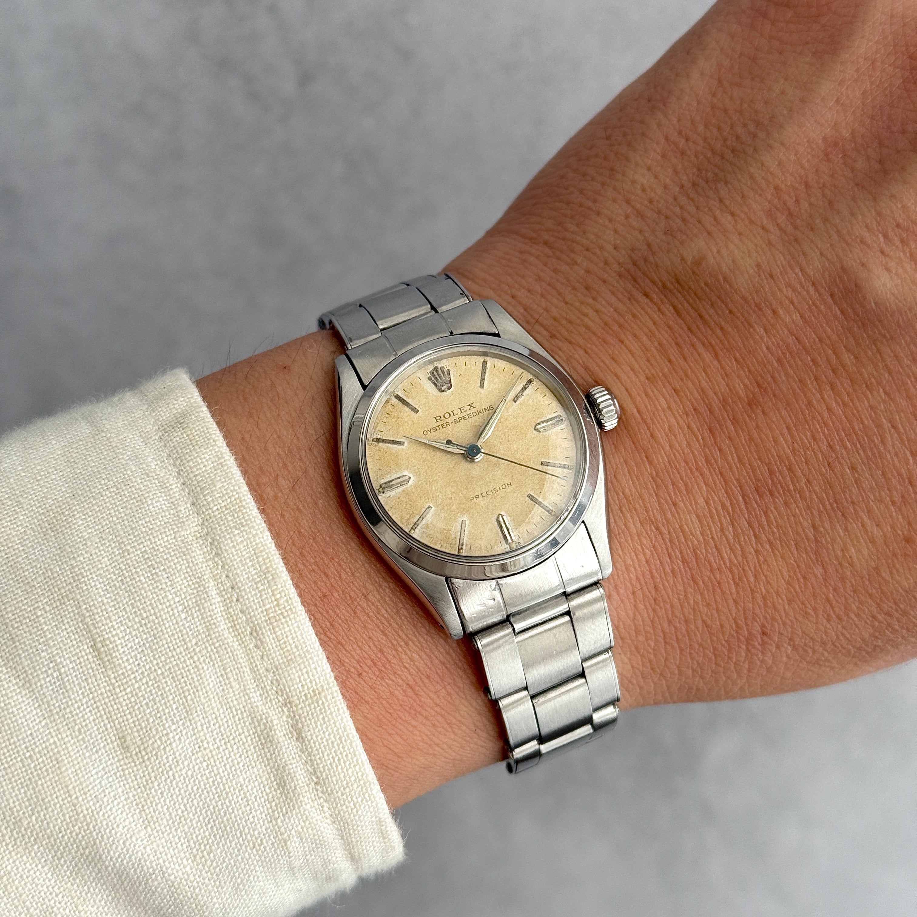 【ROLEX 】ロレックス オイスタースピードキング Ref.6420 ボーイズサイズ 1963年Ⅰ期製