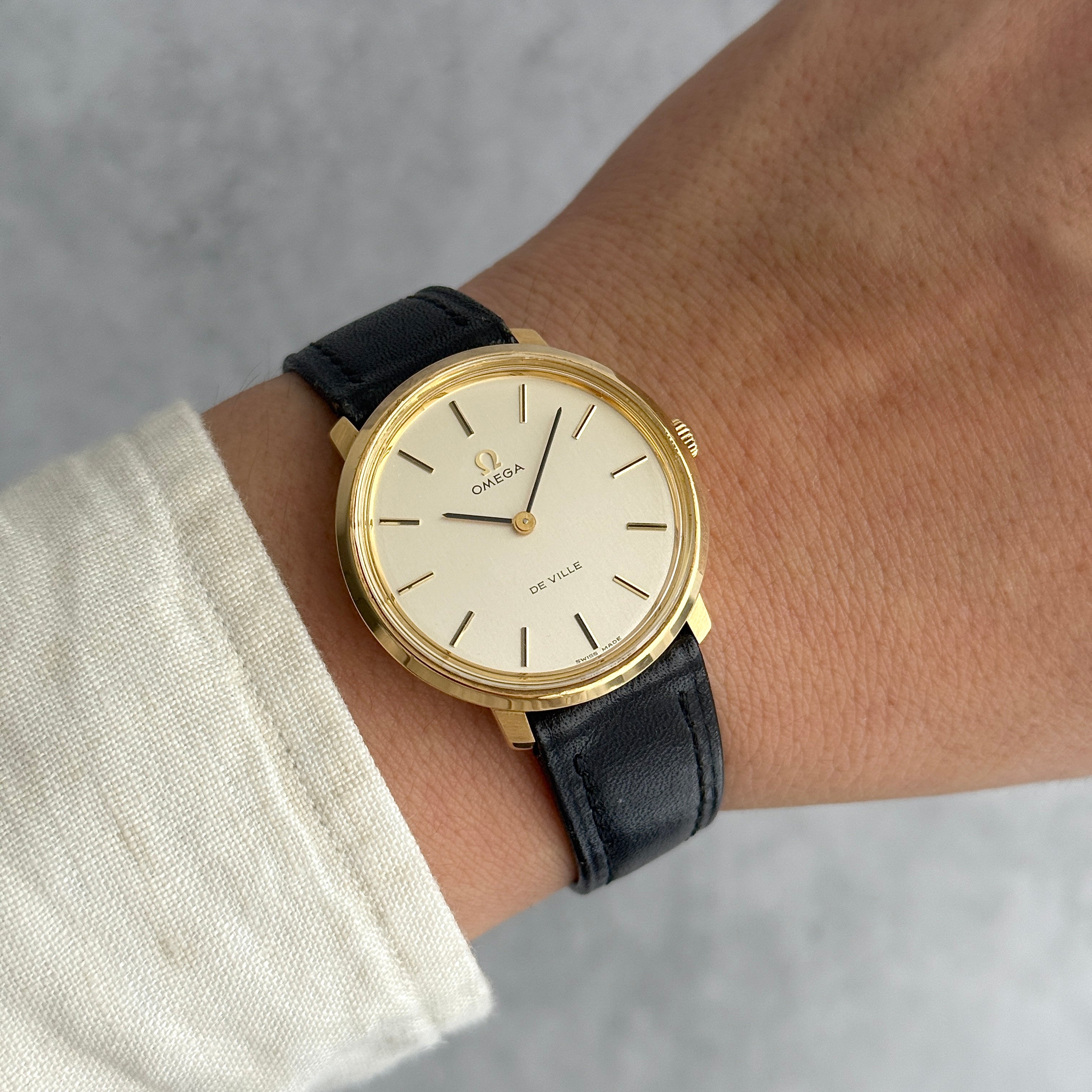 【OMEGA】オメガ デヴィル GP ワンピースケース Gold デッドストック