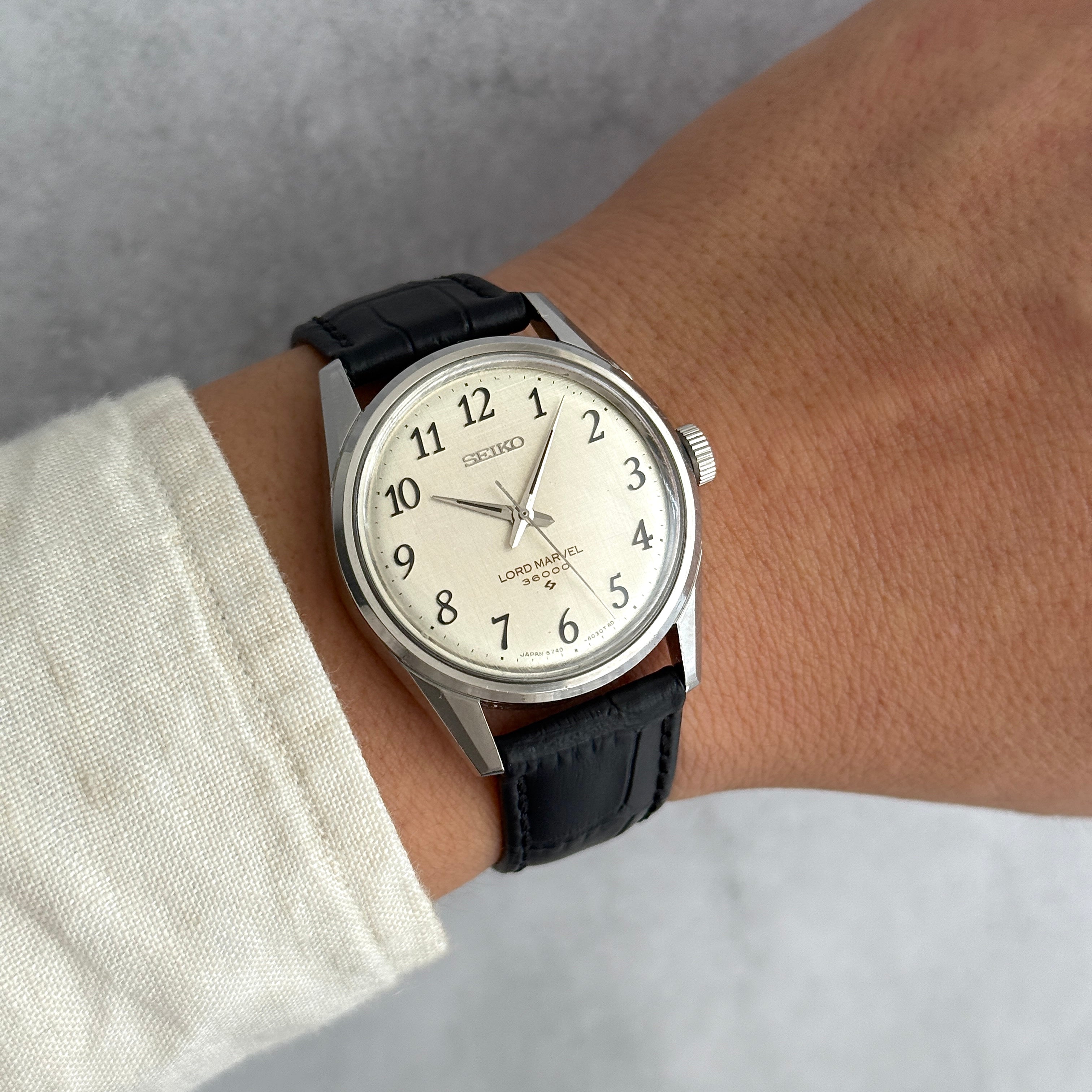 【SEIKO】Seiko Lord Marvel 36000 SS Arabic November 1972 Manufacture