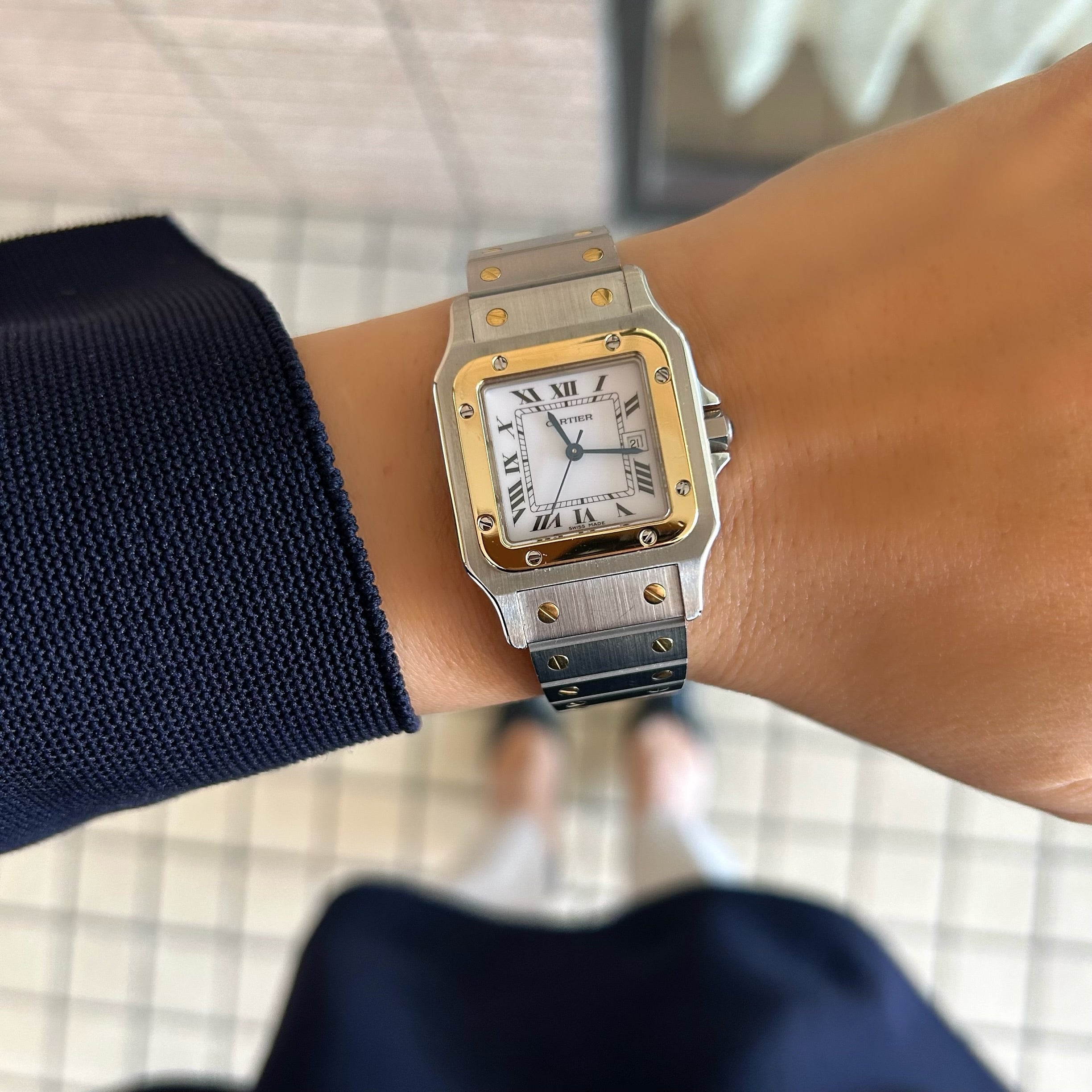 Cartier】サントスガルベLMコンビ 純正ボックス付き – REGALO vintage 