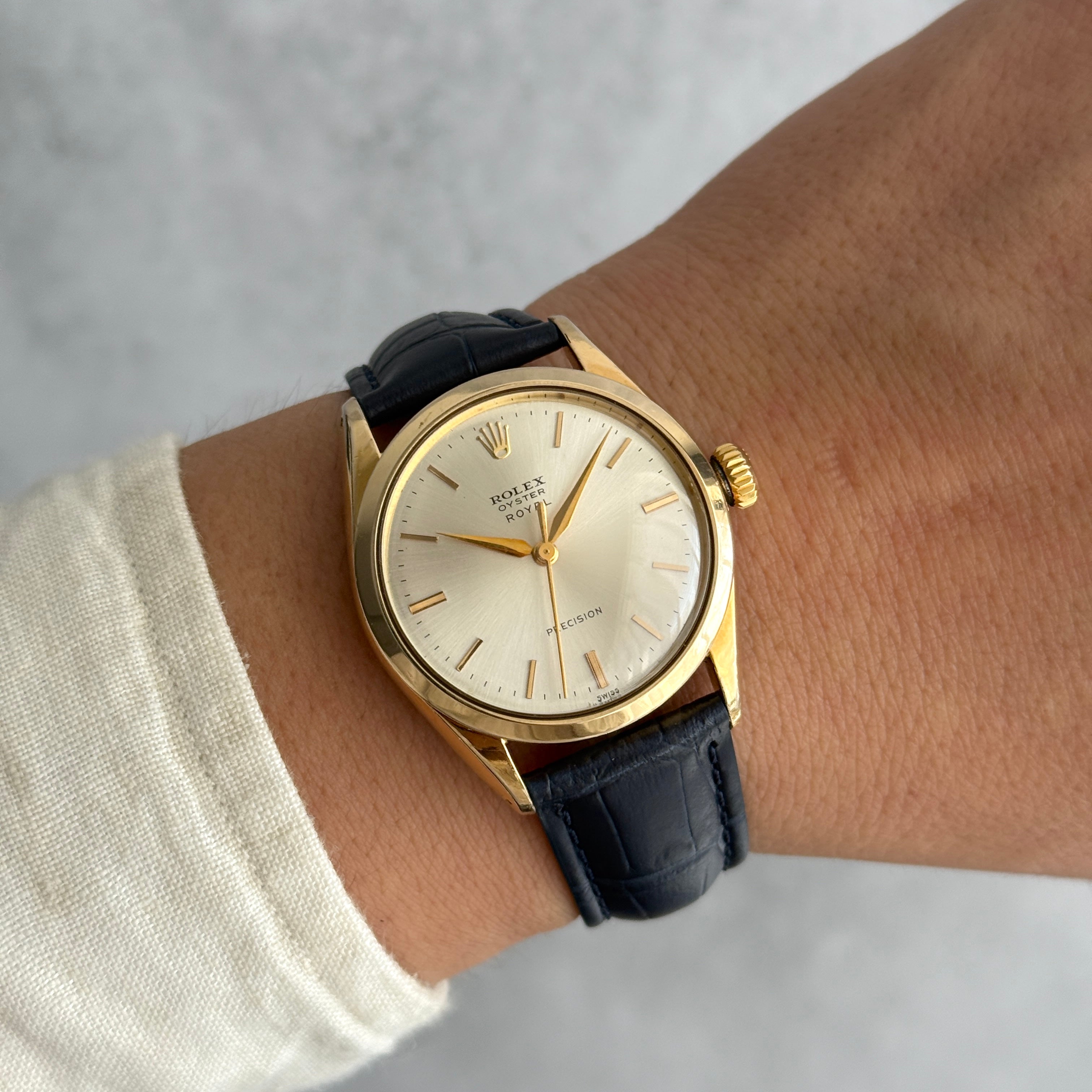 【ROLEX】ロレックス オイスターロイヤル Ref.6426 14KYGF 1959年製 純正尾錠付き