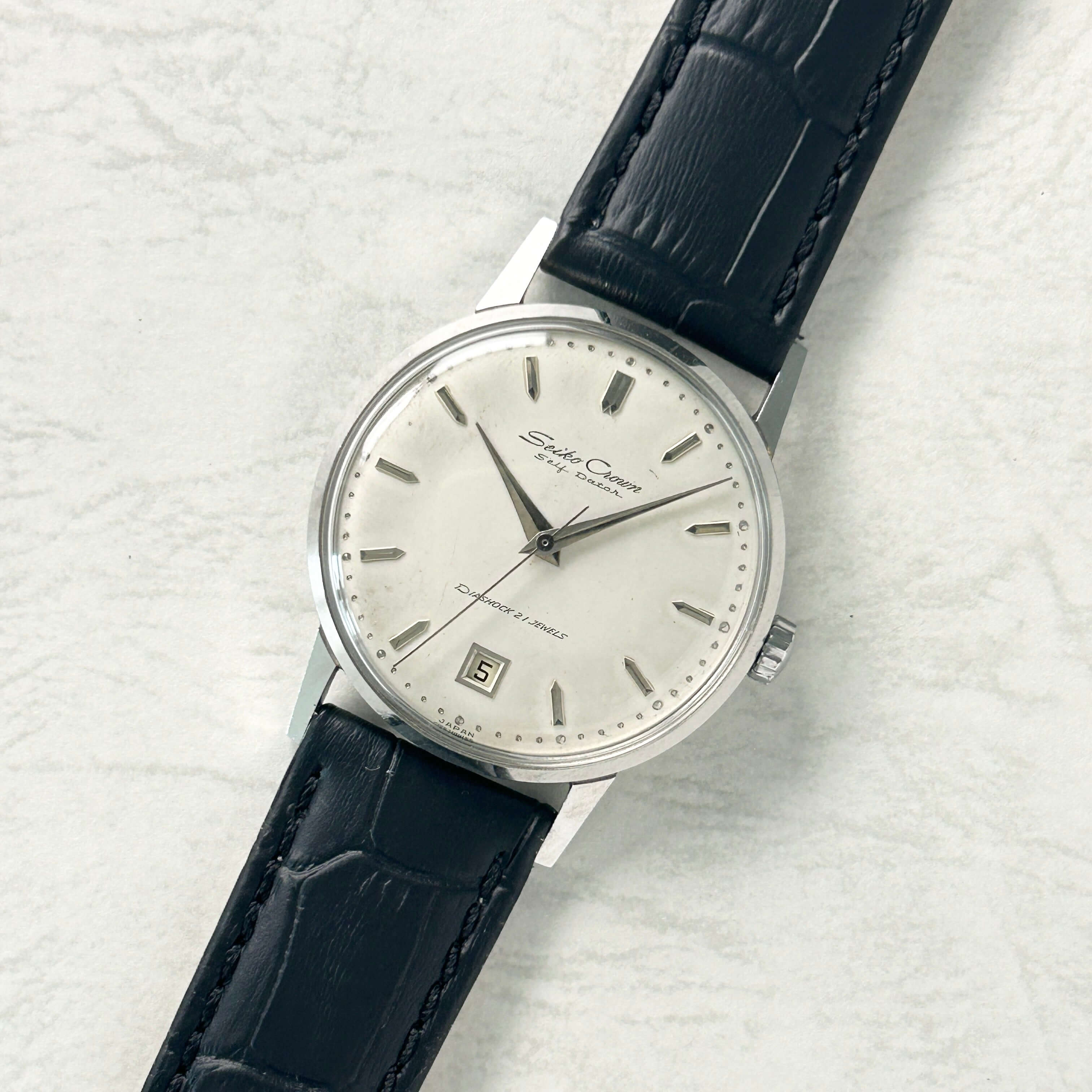 [SEIKO] SEIKO CROWN SS Self Data *Conditional