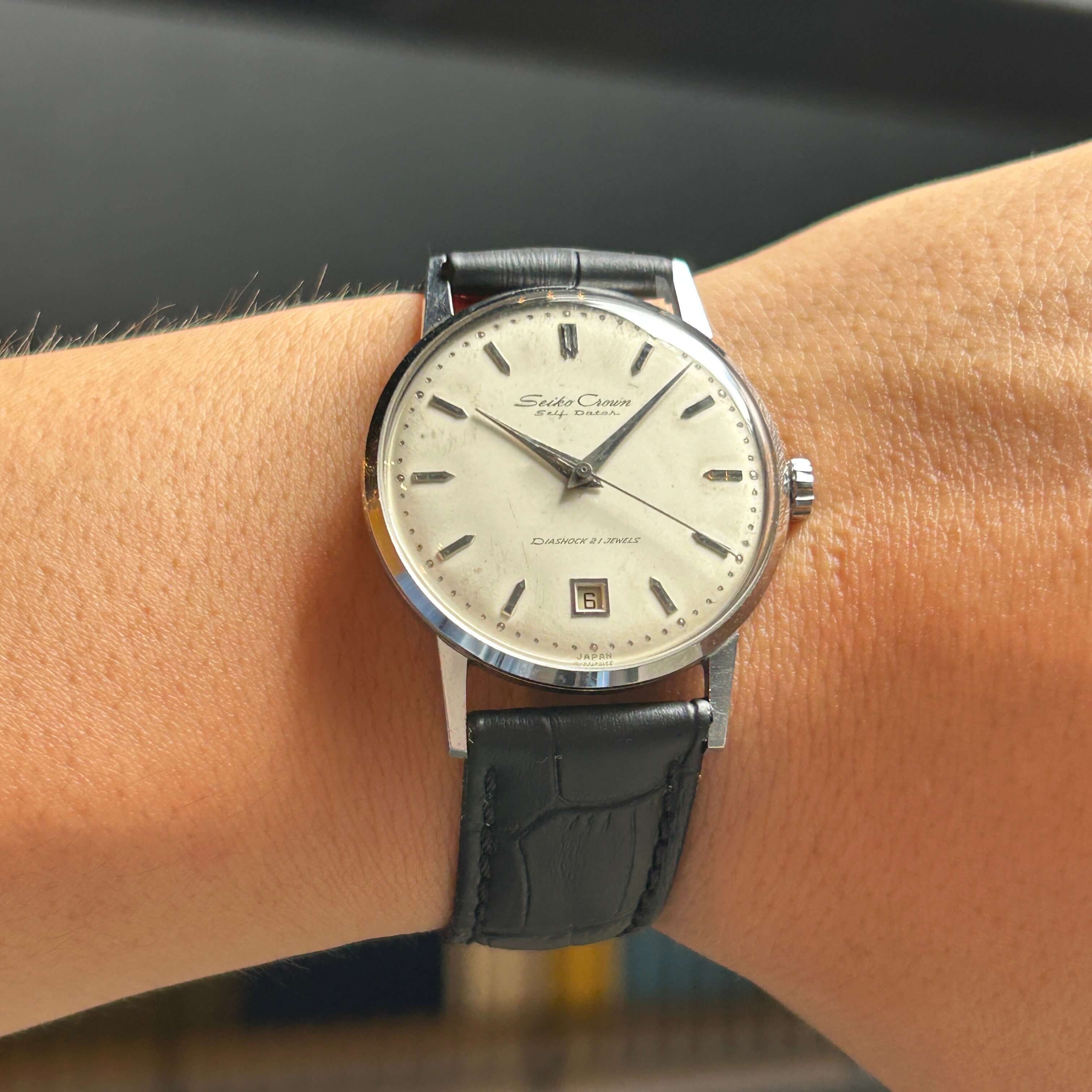 [SEIKO] SEIKO CROWN SS Self Data *Conditional