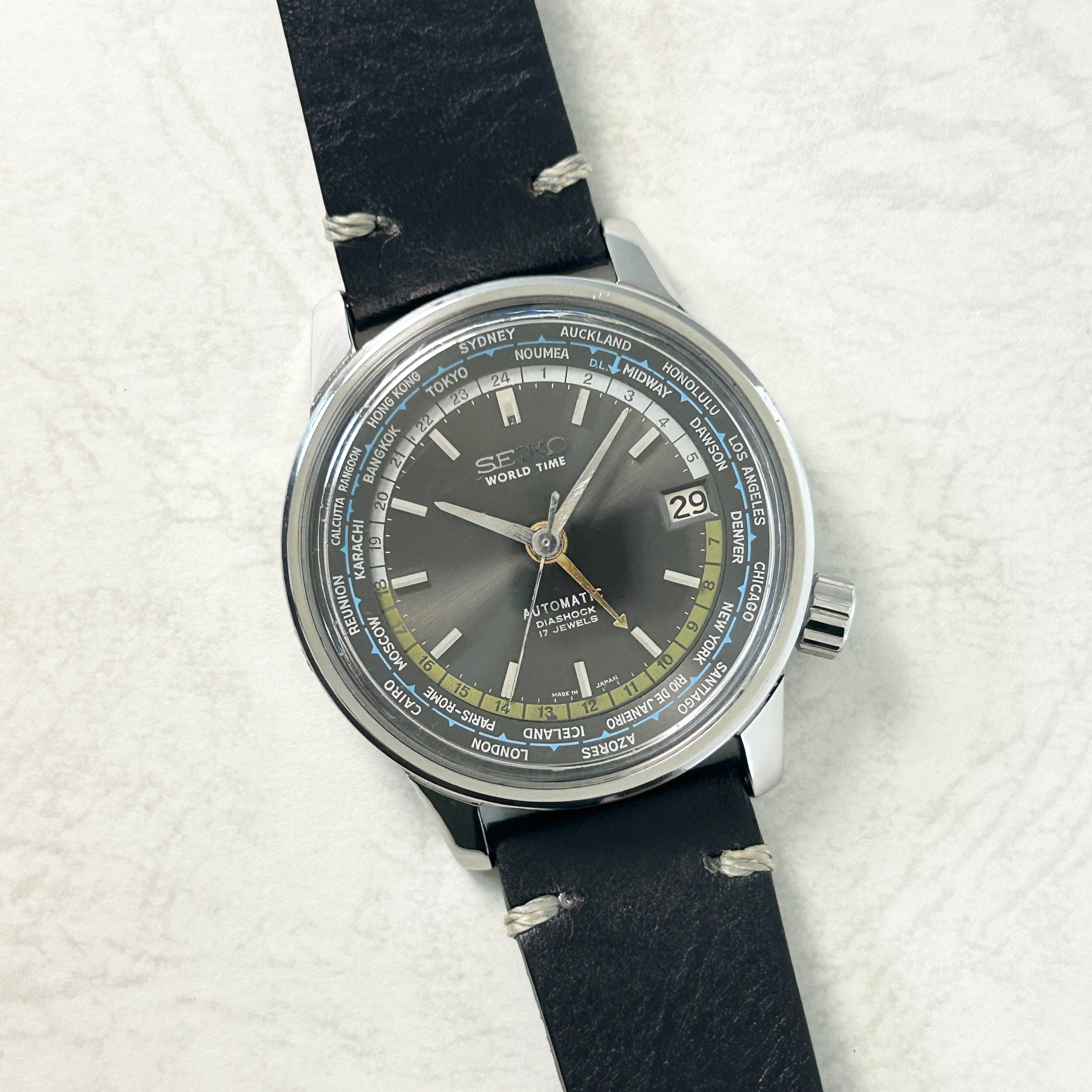 【SEIKO】セイコー<BR>ワールドタイム 1st東京五輪 Grey