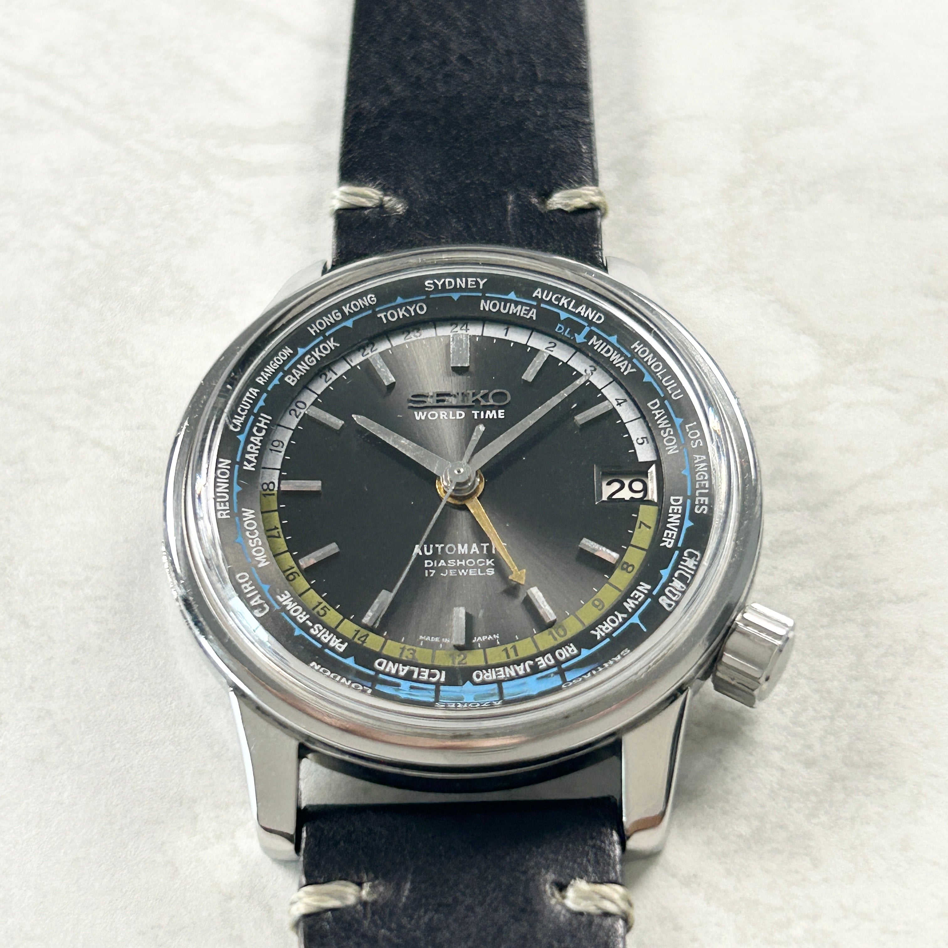 【SEIKO】セイコー<BR>ワールドタイム 1st東京五輪 Grey