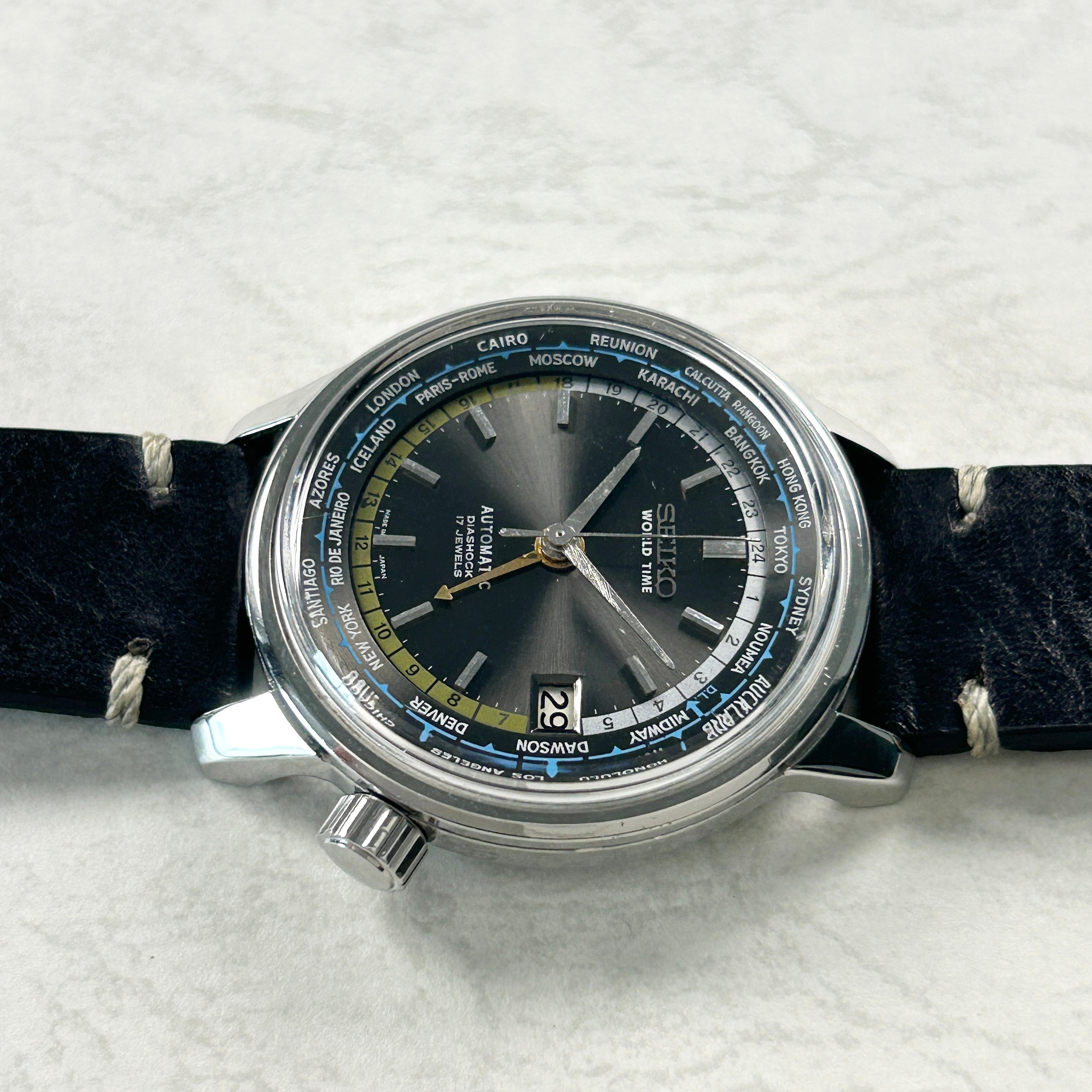 【SEIKO】セイコー<BR>ワールドタイム 1st東京五輪 Grey