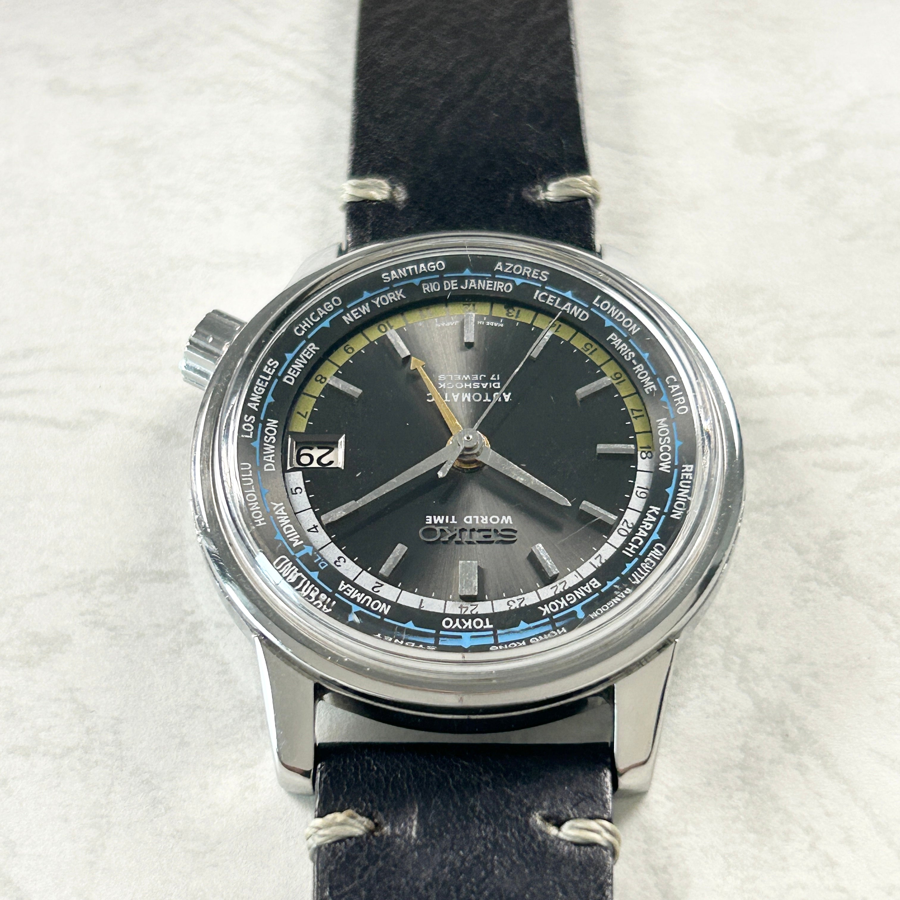 【SEIKO】セイコー<BR>ワールドタイム 1st東京五輪 Grey