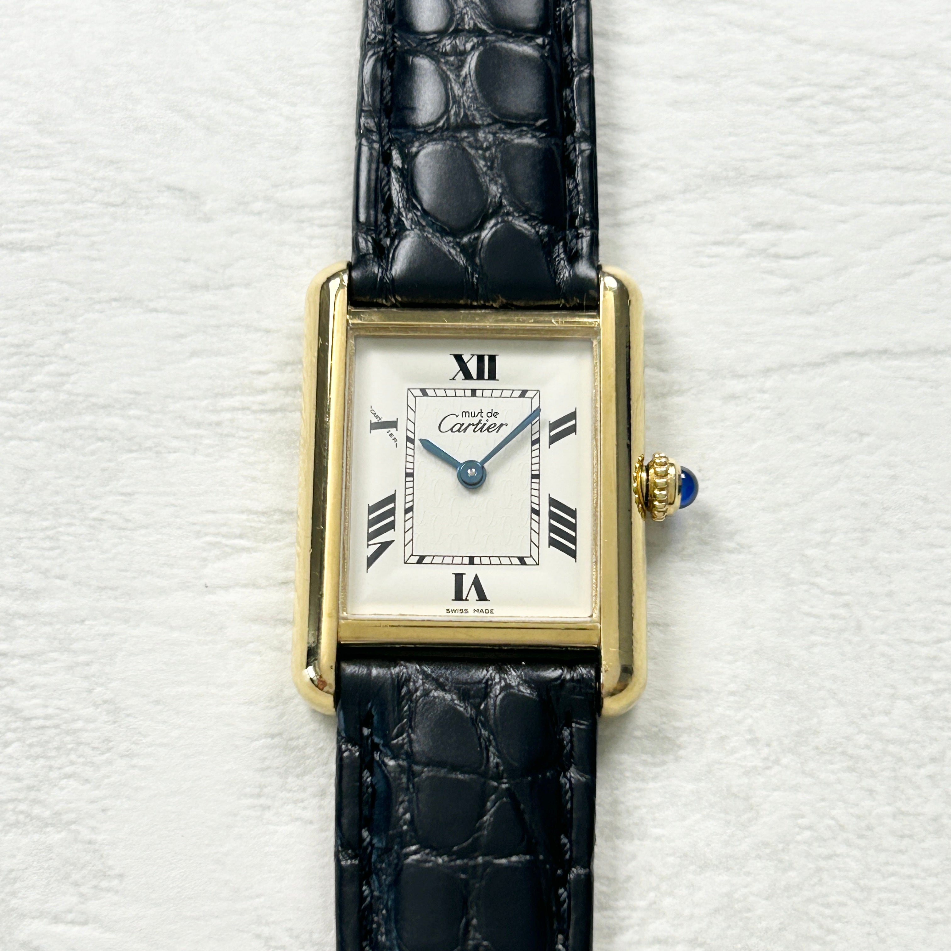 [Cartier] Cartier Must Tank SM late model flying Rome with accessories