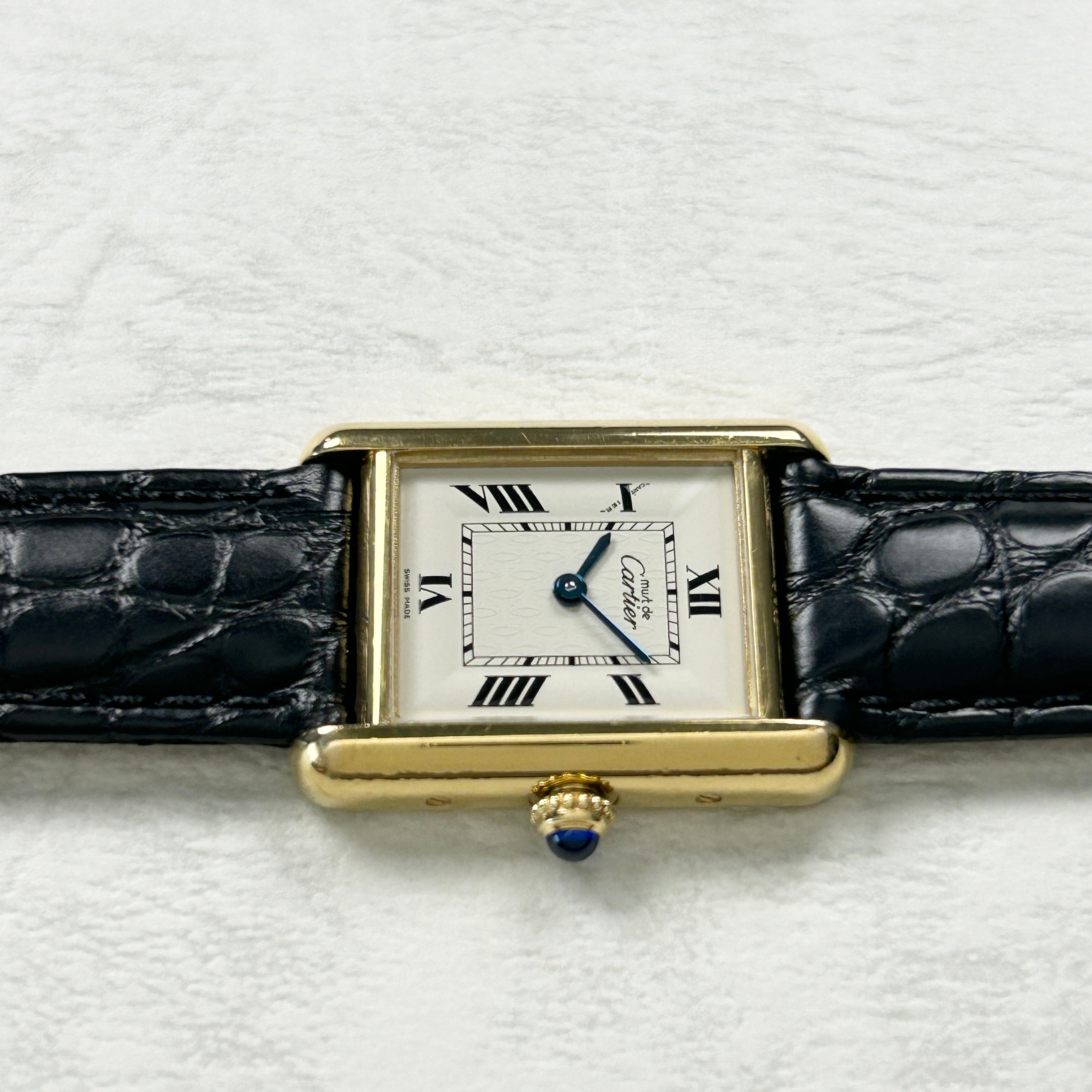 [Cartier] Cartier Must Tank SM late model flying Rome with accessories