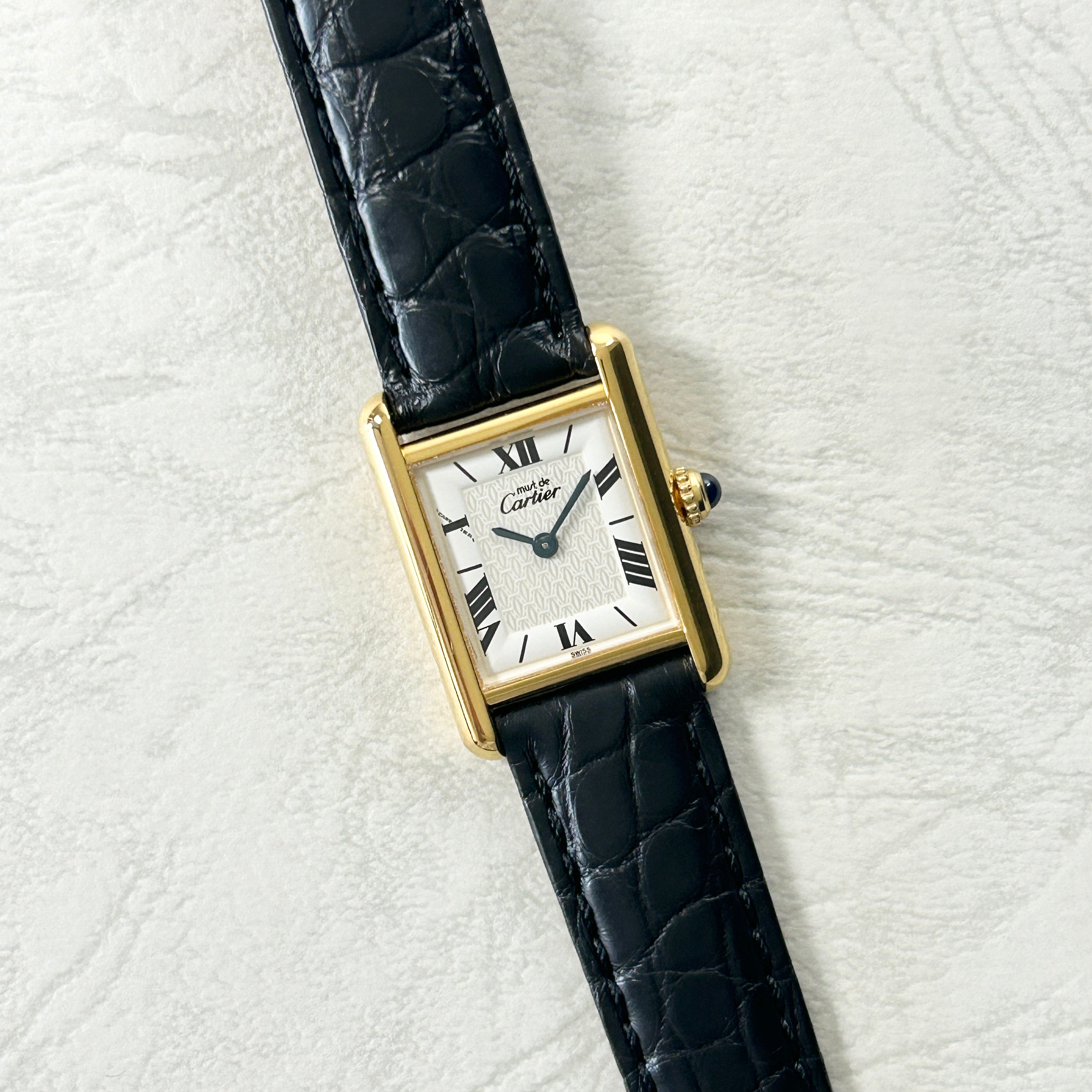 [Cartier] Cartier Must Tank SM Flying Roma with genuine D buckle