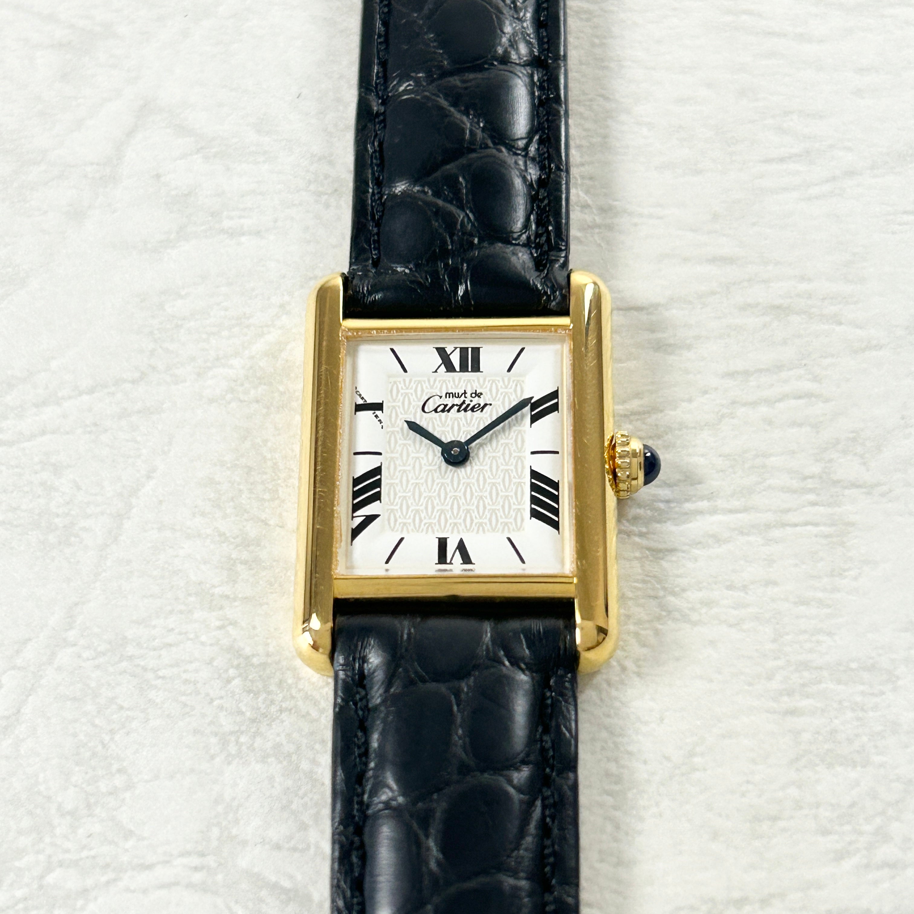 [Cartier] Cartier Must Tank SM Flying Roma with genuine D buckle