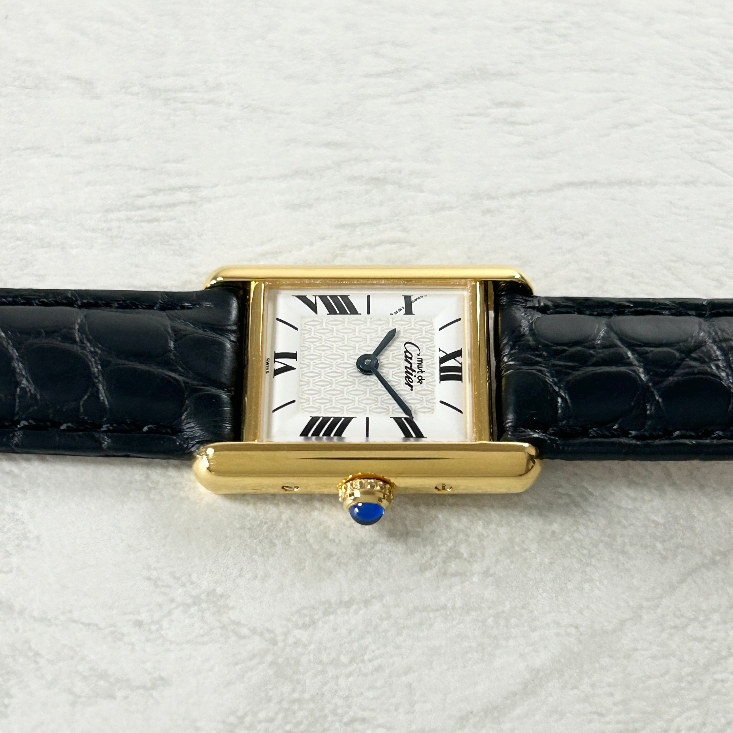 [Cartier] Cartier Must Tank SM Flying Roma with genuine D buckle