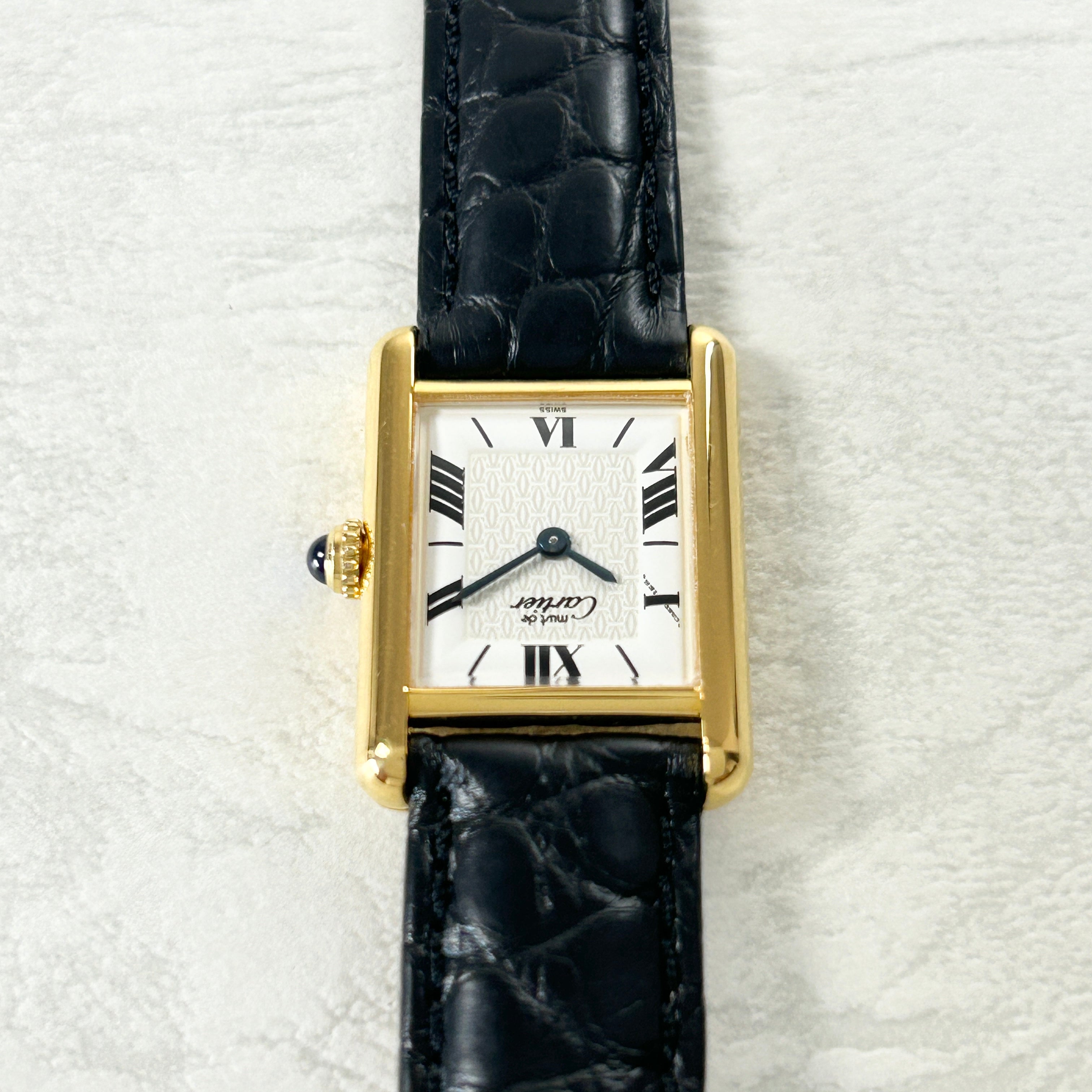 [Cartier] Cartier Must Tank SM Flying Roma with genuine D buckle