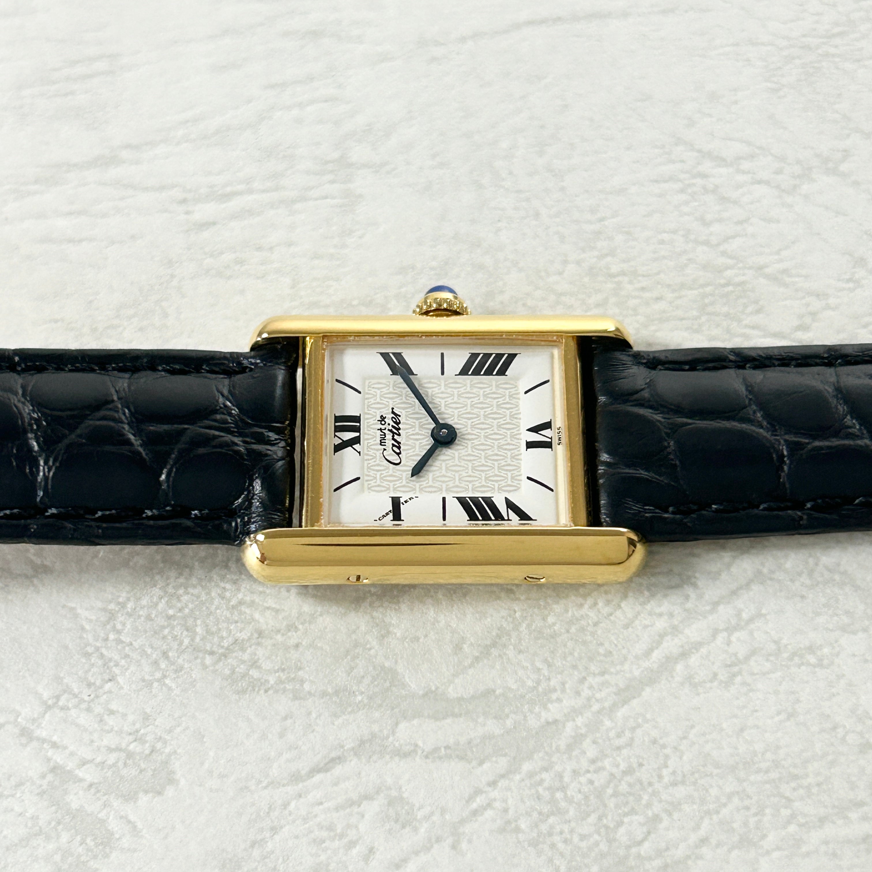 [Cartier] Cartier Must Tank SM Flying Roma with genuine D buckle