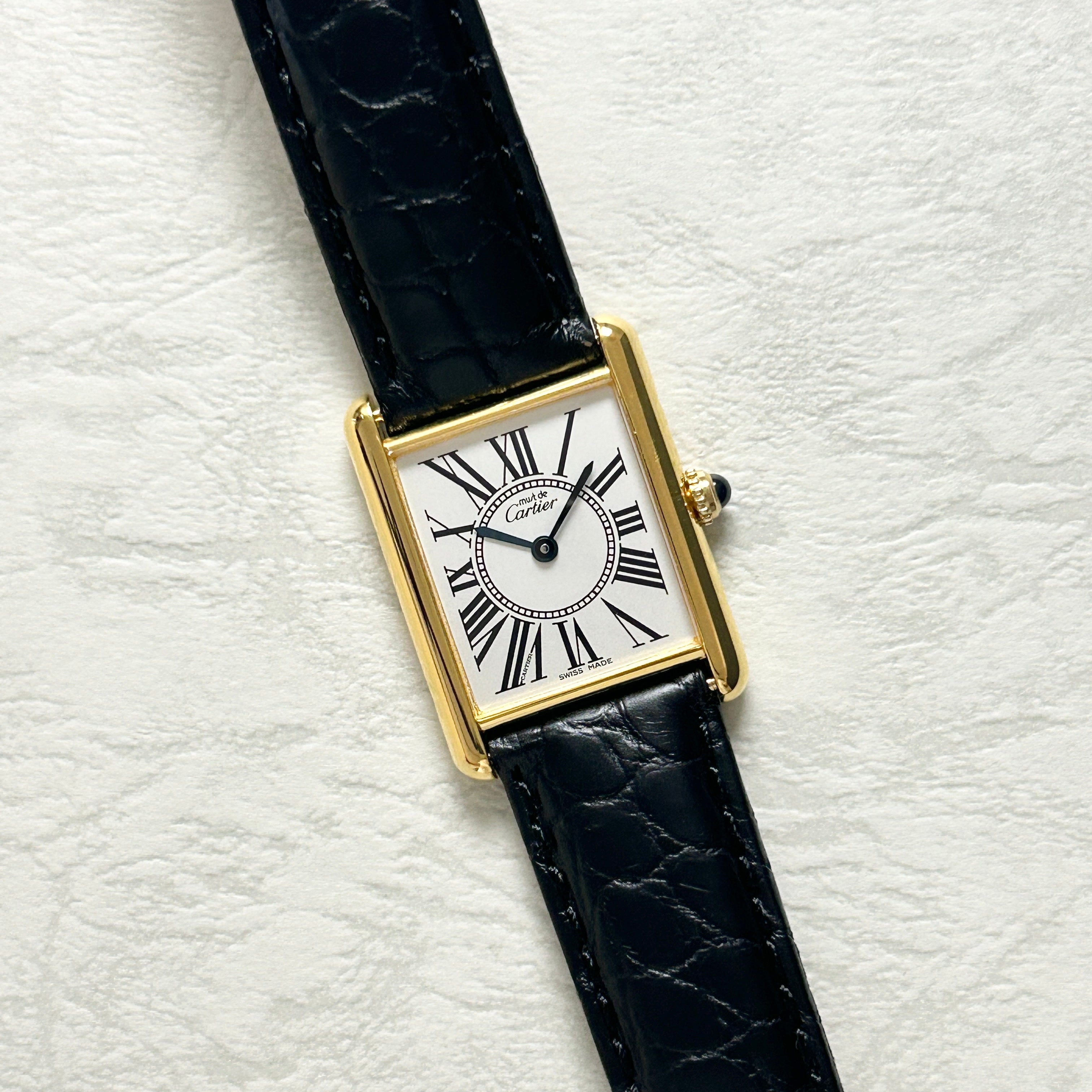 [Cartier] Cartier<br> Mast tank LM Oparan with accessories