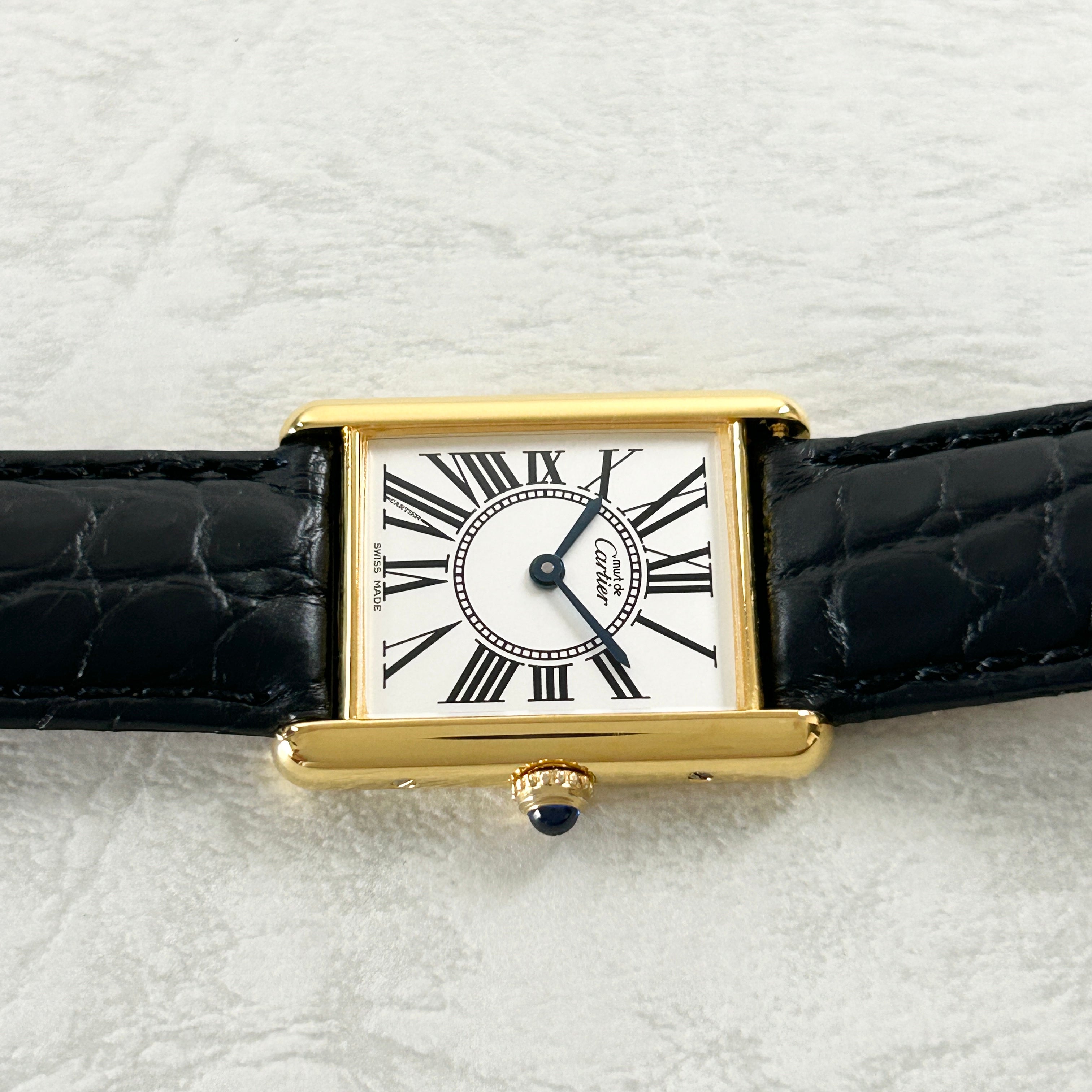 【Cartier】カルティエ <BR>マストタンク LMオパラン 付属品付き