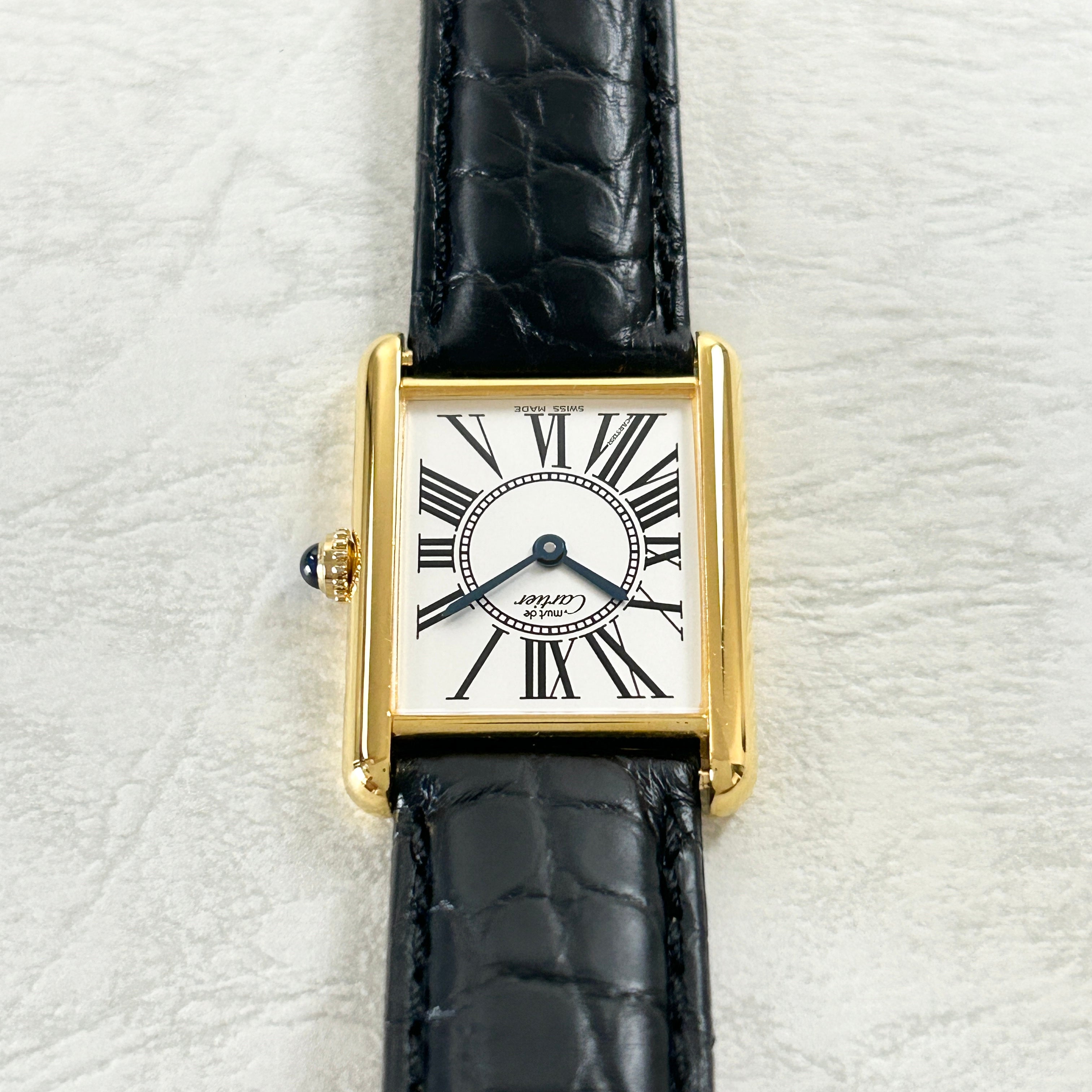 【Cartier】カルティエ <BR>マストタンク LMオパラン 付属品付き