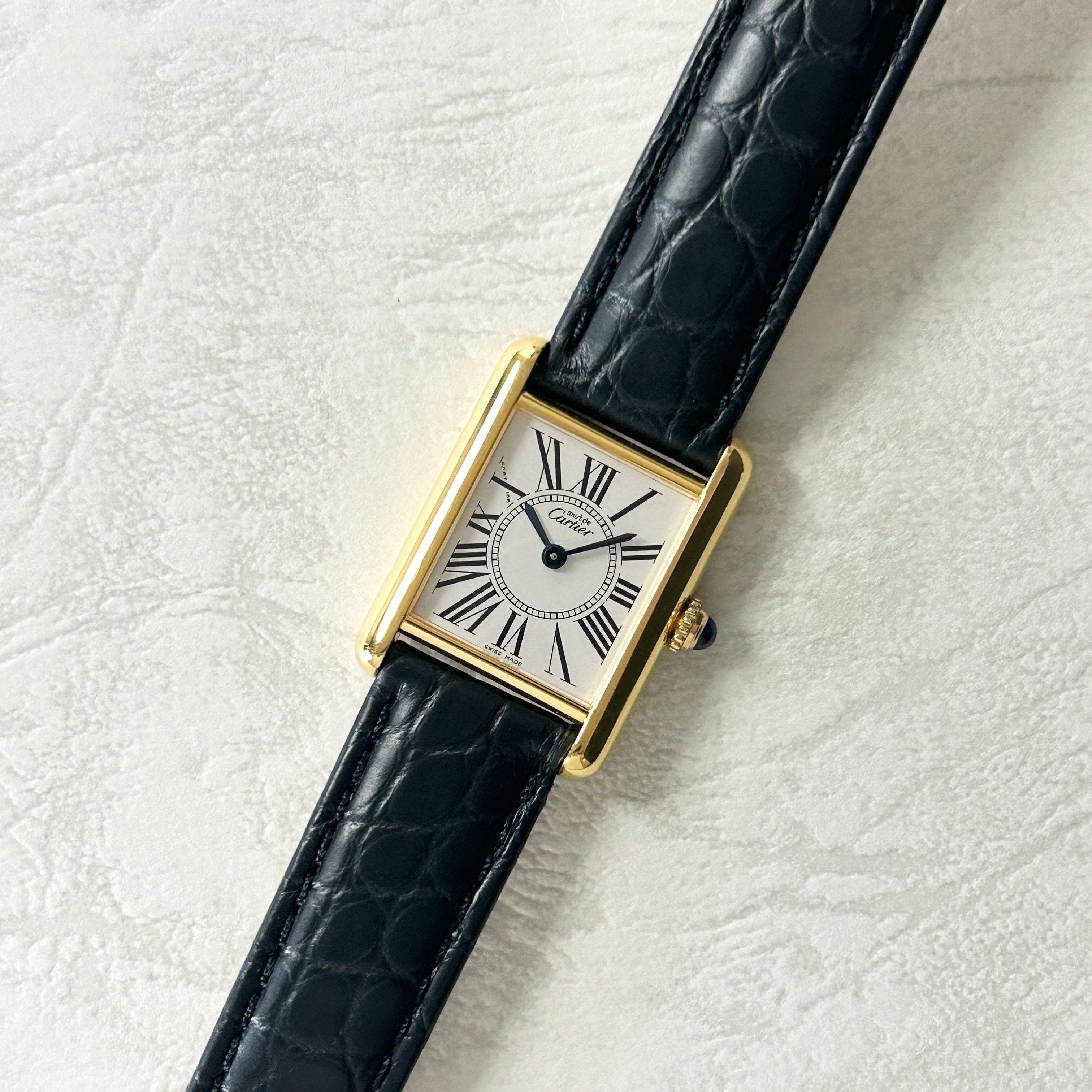 【Cartier】カルティエ<BR> マストタンク SMオパラン 付属品付き