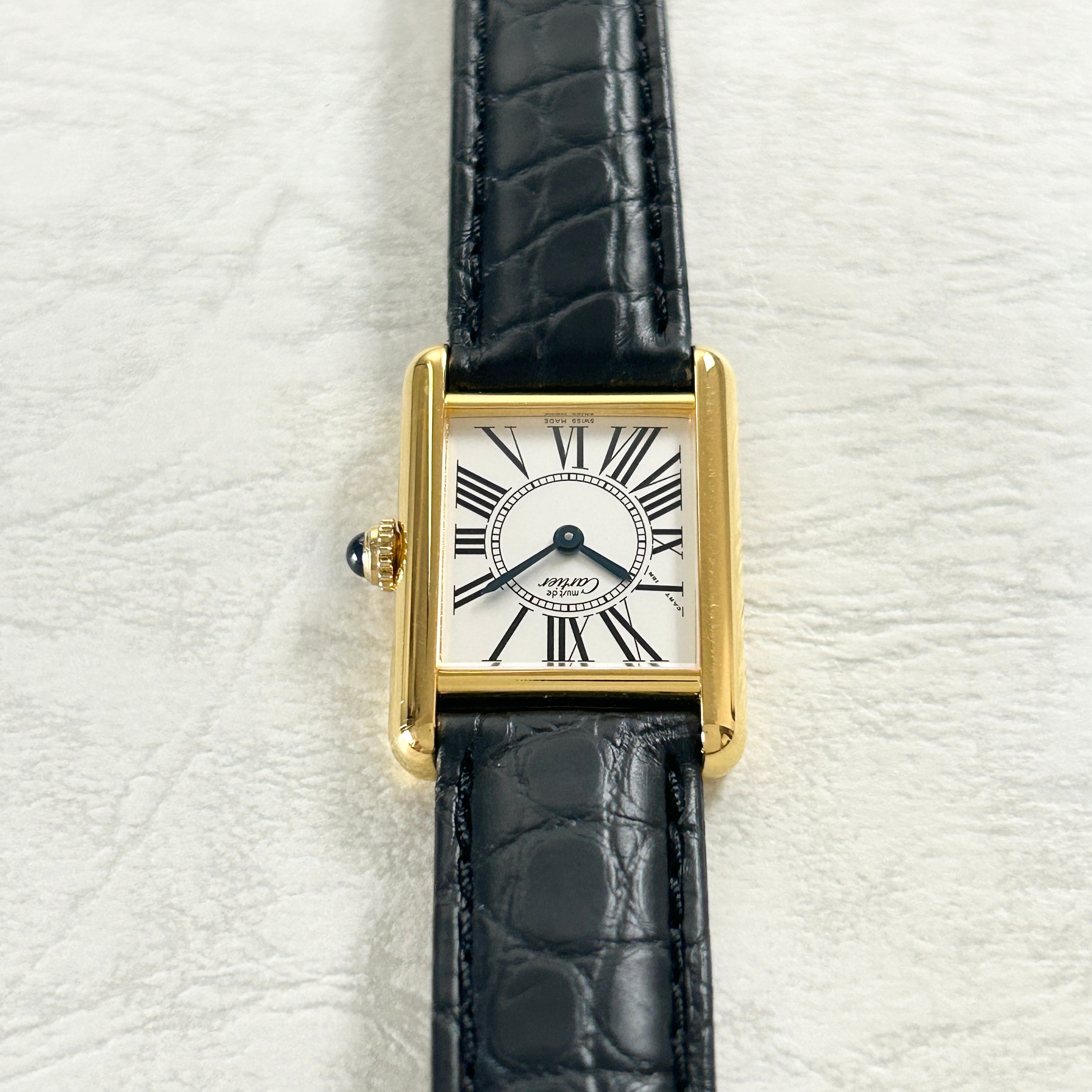 【Cartier】カルティエ<BR> マストタンク SMオパラン 付属品付き