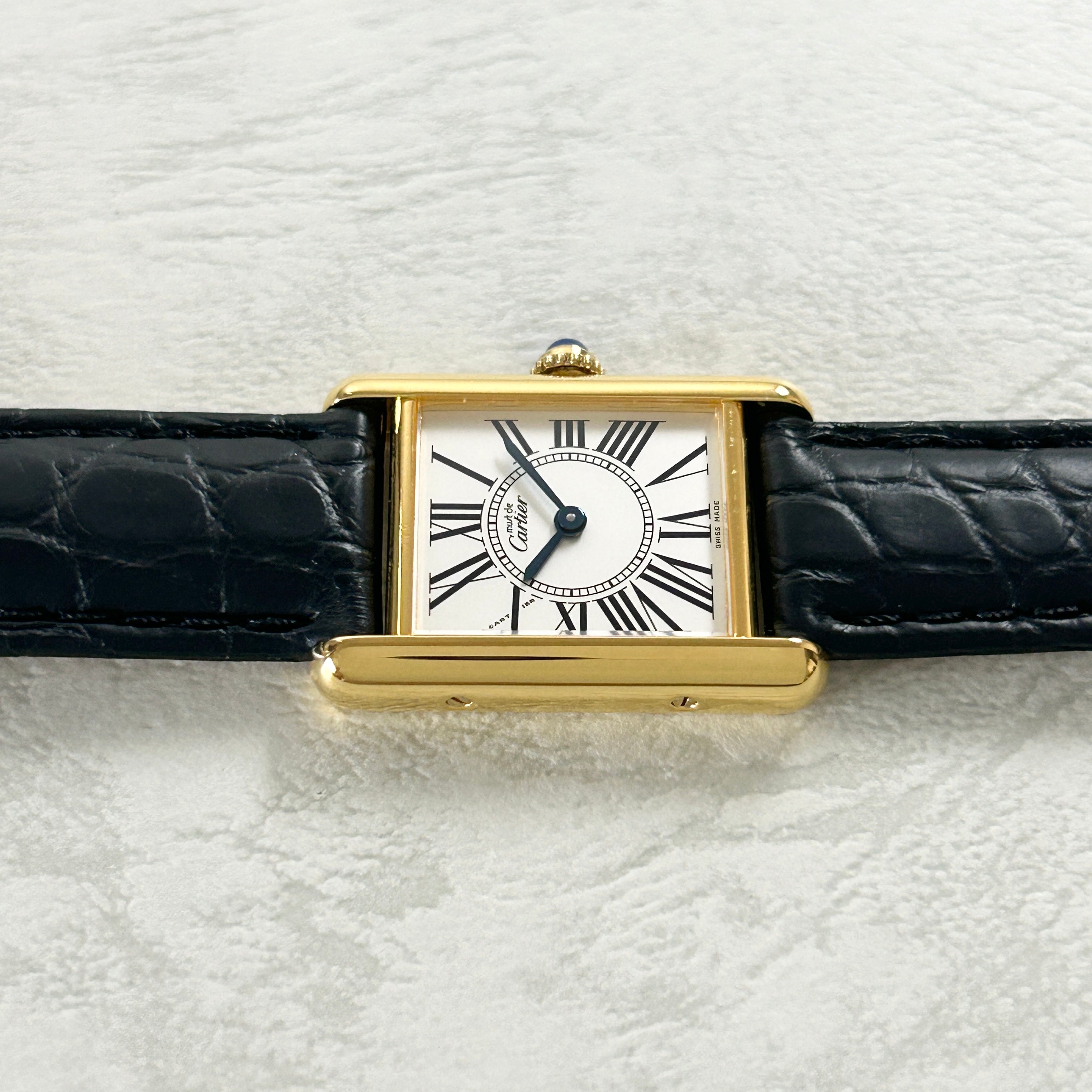 【Cartier】カルティエ<BR> マストタンク SMオパラン 付属品付き