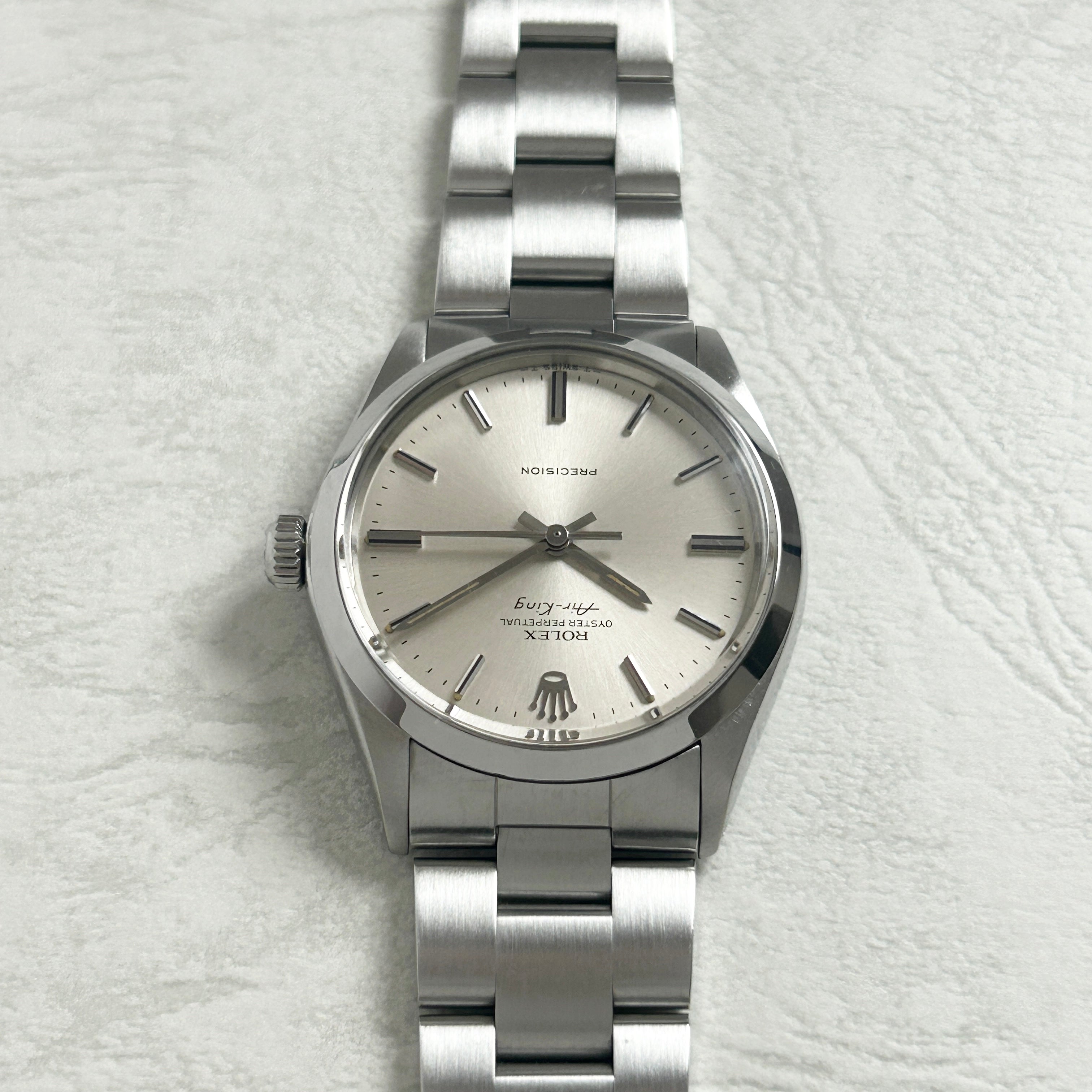 【ROLEX】ロレックス<BR>エアキング Ref.5500 Silver