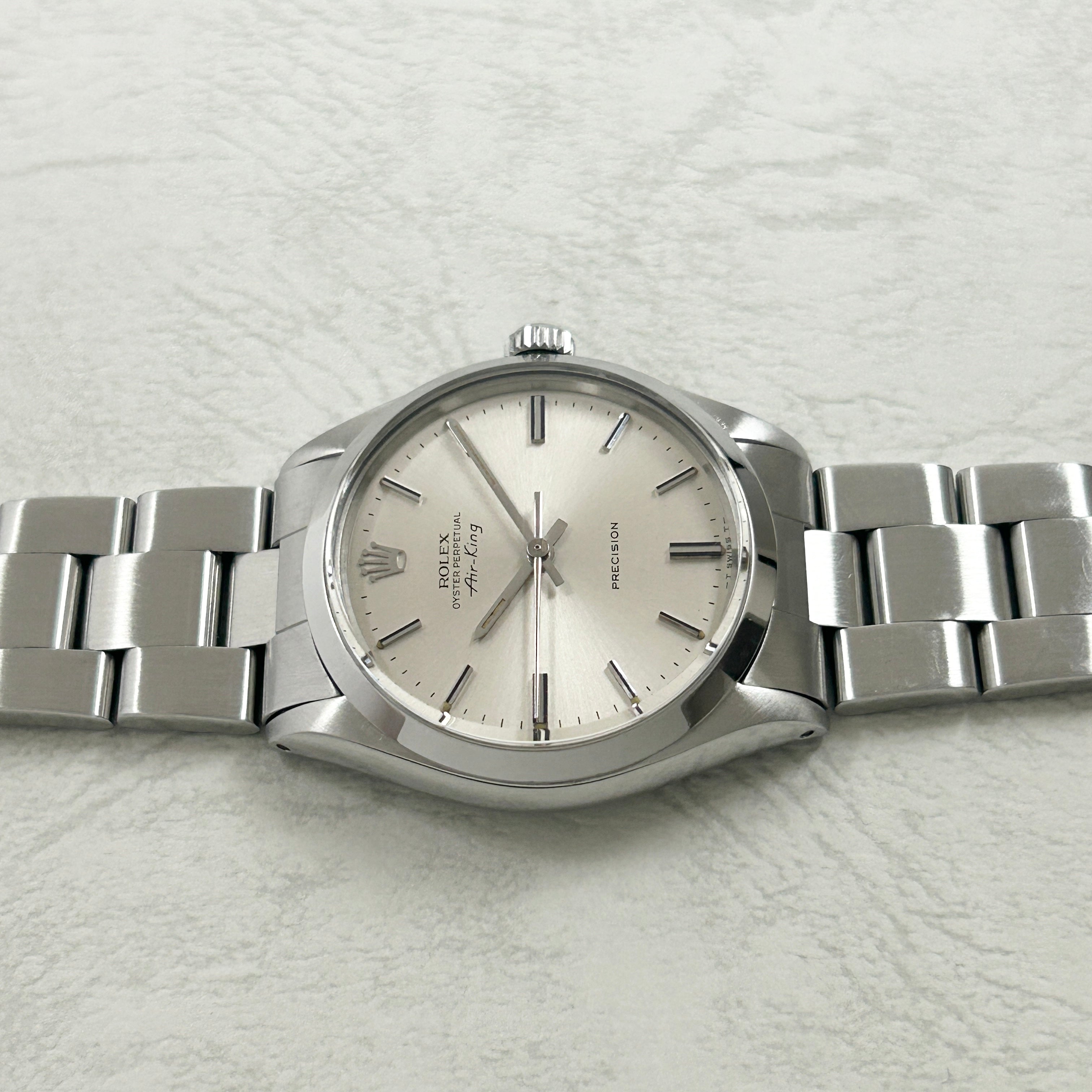 【ROLEX】ロレックス<BR>エアキング Ref.5500 Silver