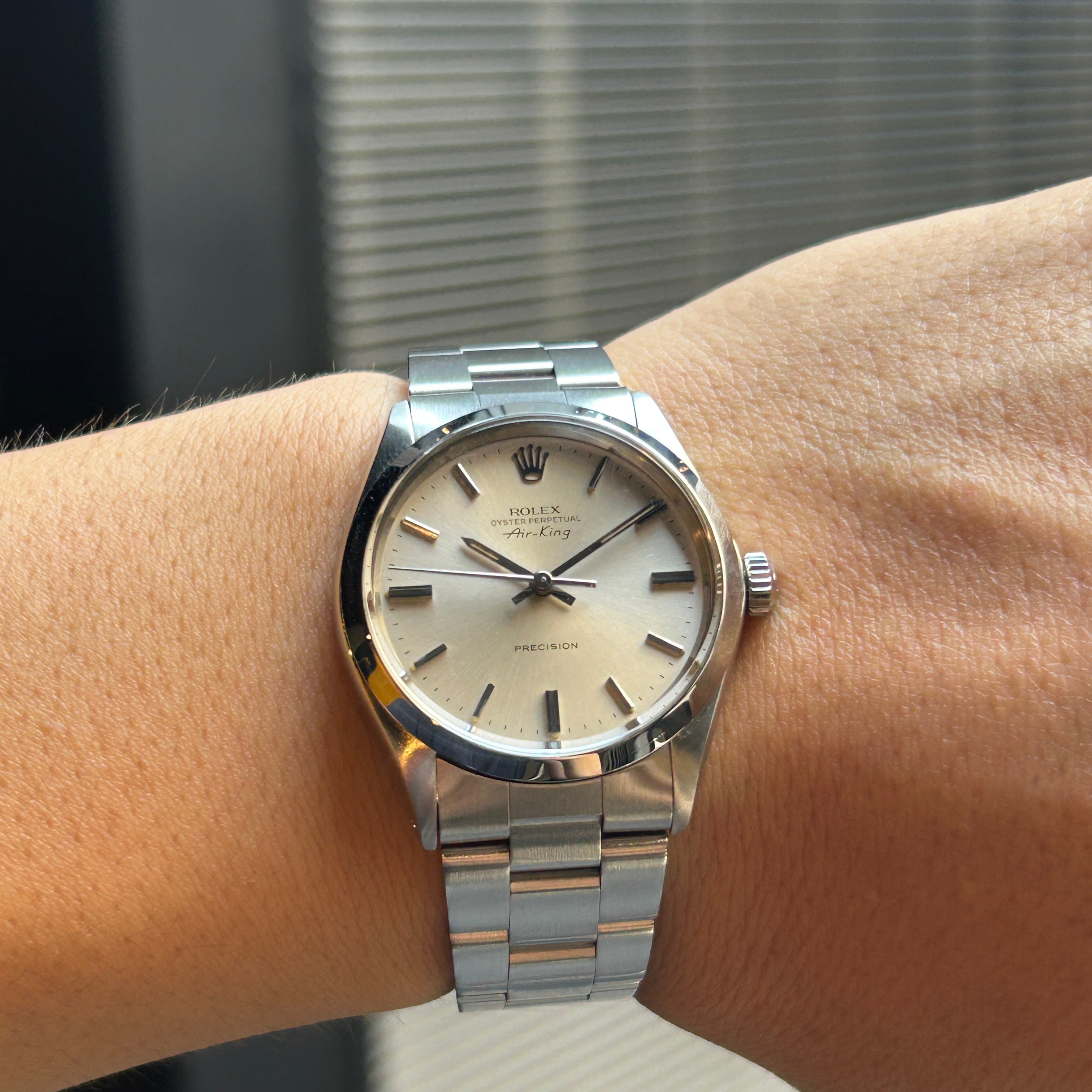 【ROLEX】ロレックス<BR>エアキング Ref.5500 Silver