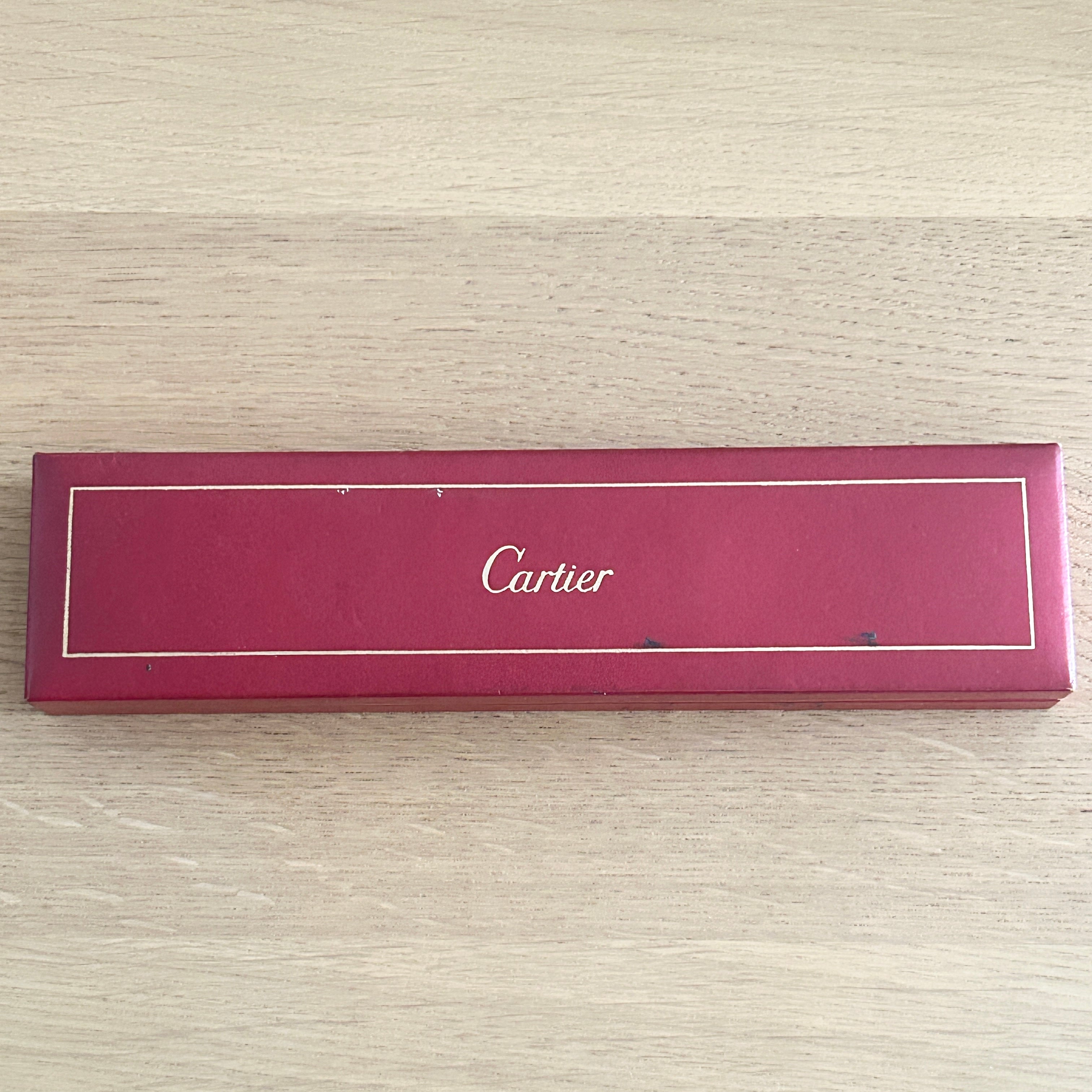 [Cartier] Cartier<br> Must Tank LM Hand-wound White Roman Pre-must de TANK with accessories