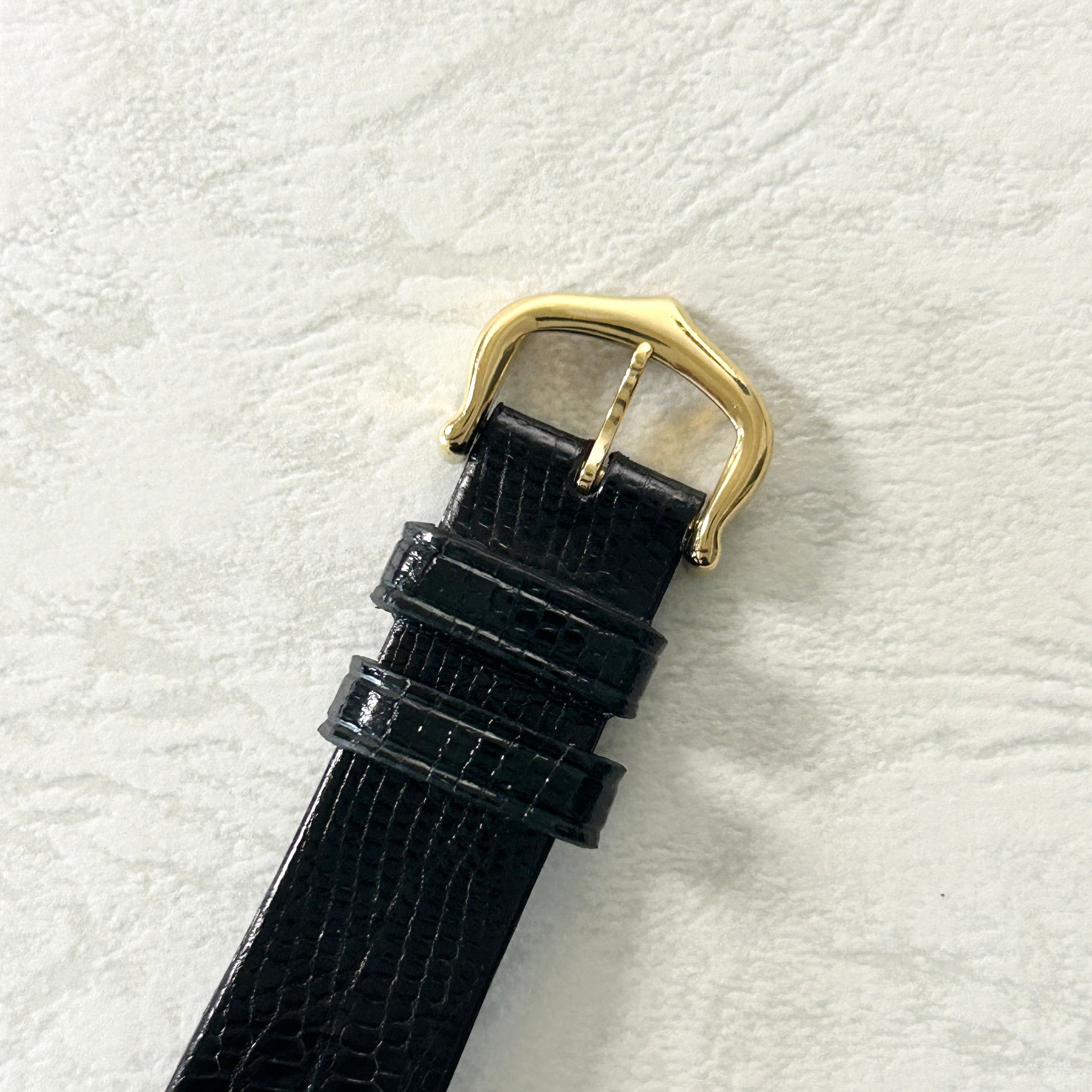 [Cartier] Cartier Must Tank LM Onyx with genuine buckle