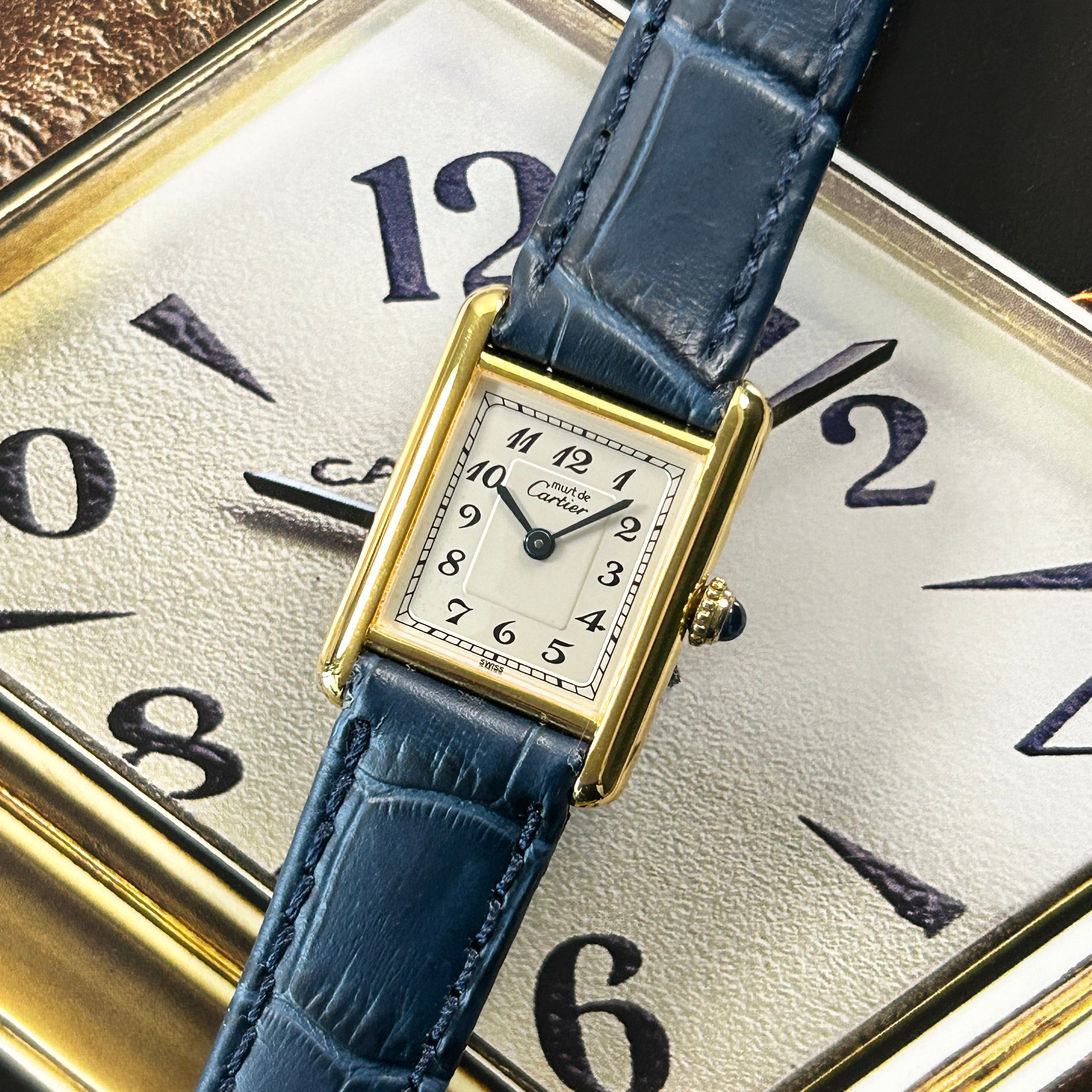 [Cartier] Cartier Must Tank SM Arabia with genuine buckle