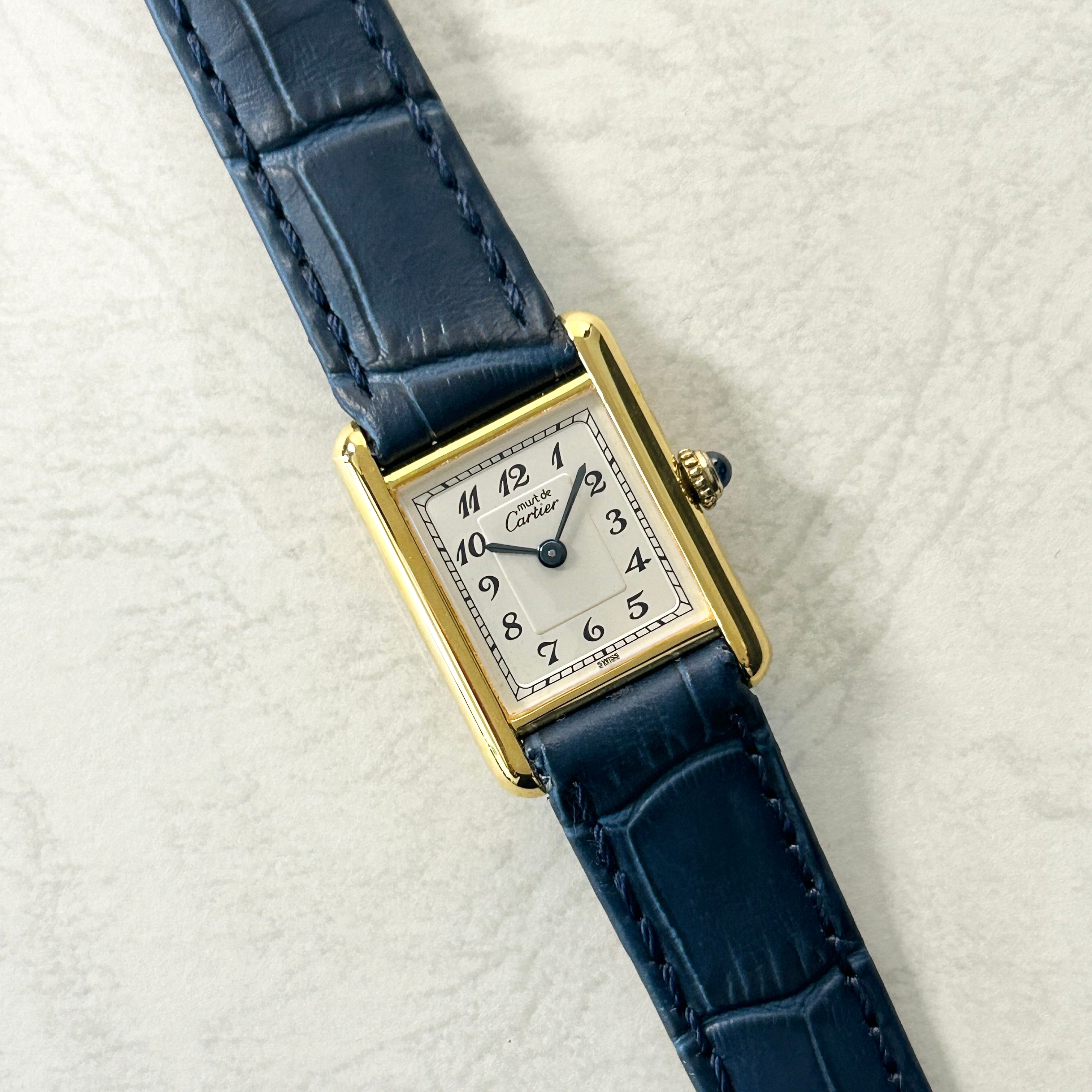 [Cartier] Cartier Must Tank SM Arabia with genuine buckle