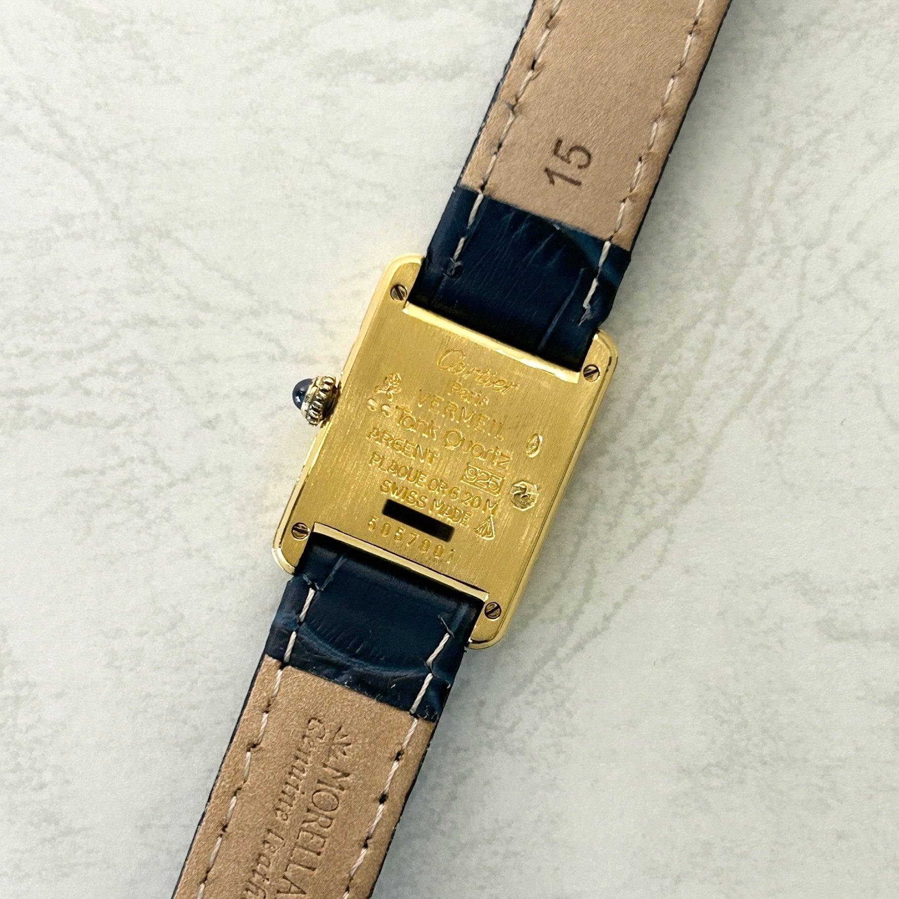 [Cartier] Cartier Must Tank SM Arabia with genuine buckle