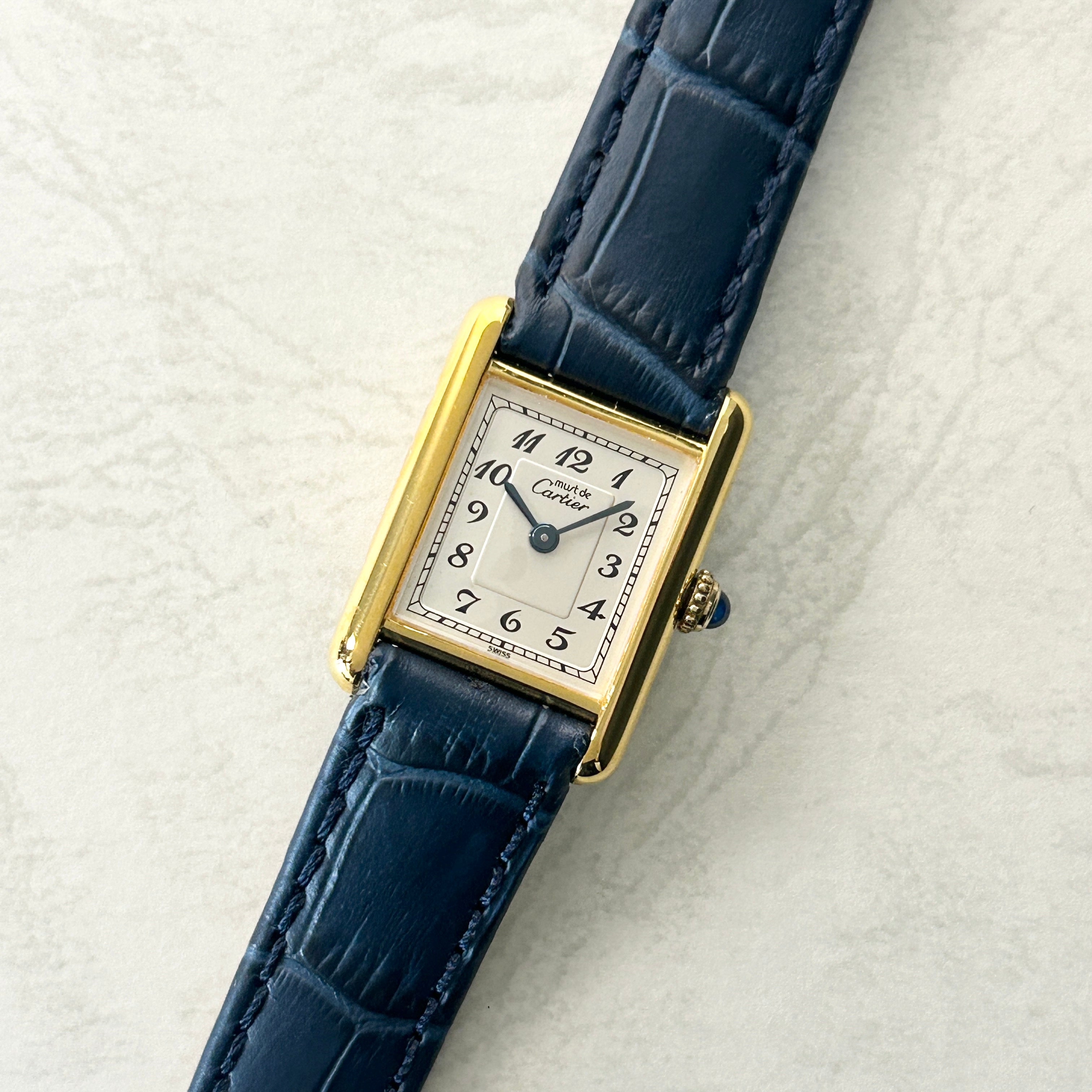 [Cartier] Cartier Must Tank SM Arabia with genuine buckle