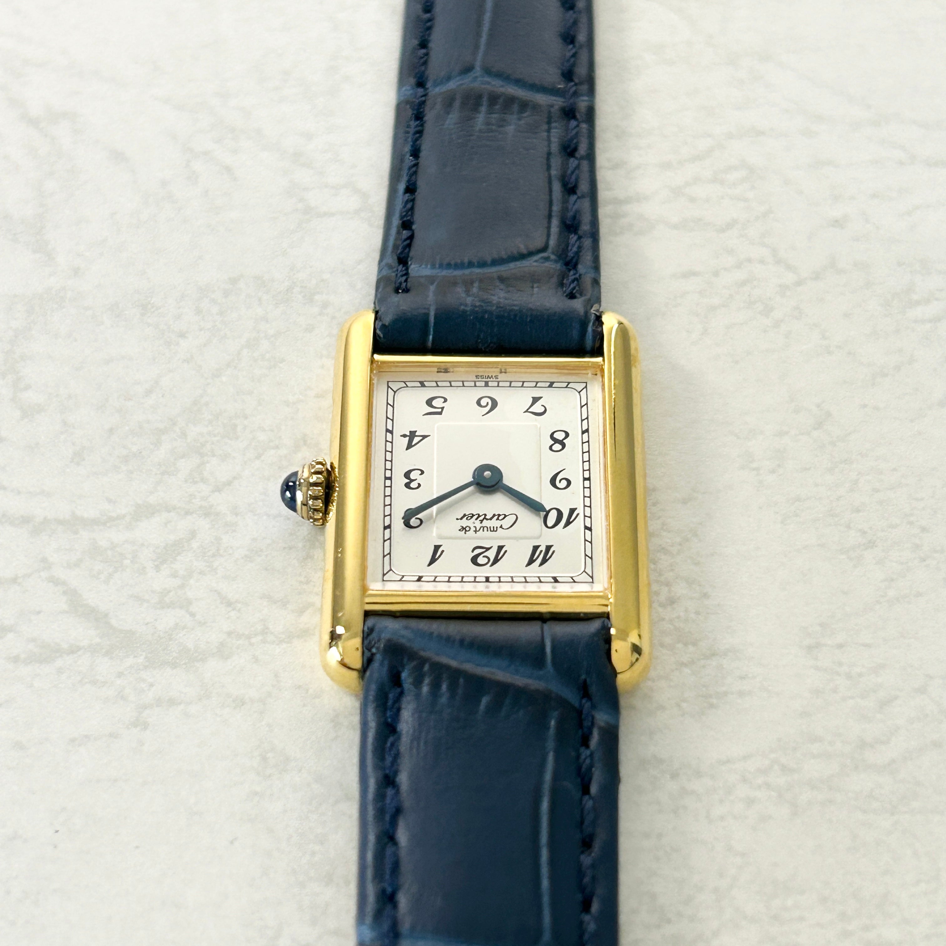 [Cartier] Cartier Must Tank SM Arabia with genuine buckle