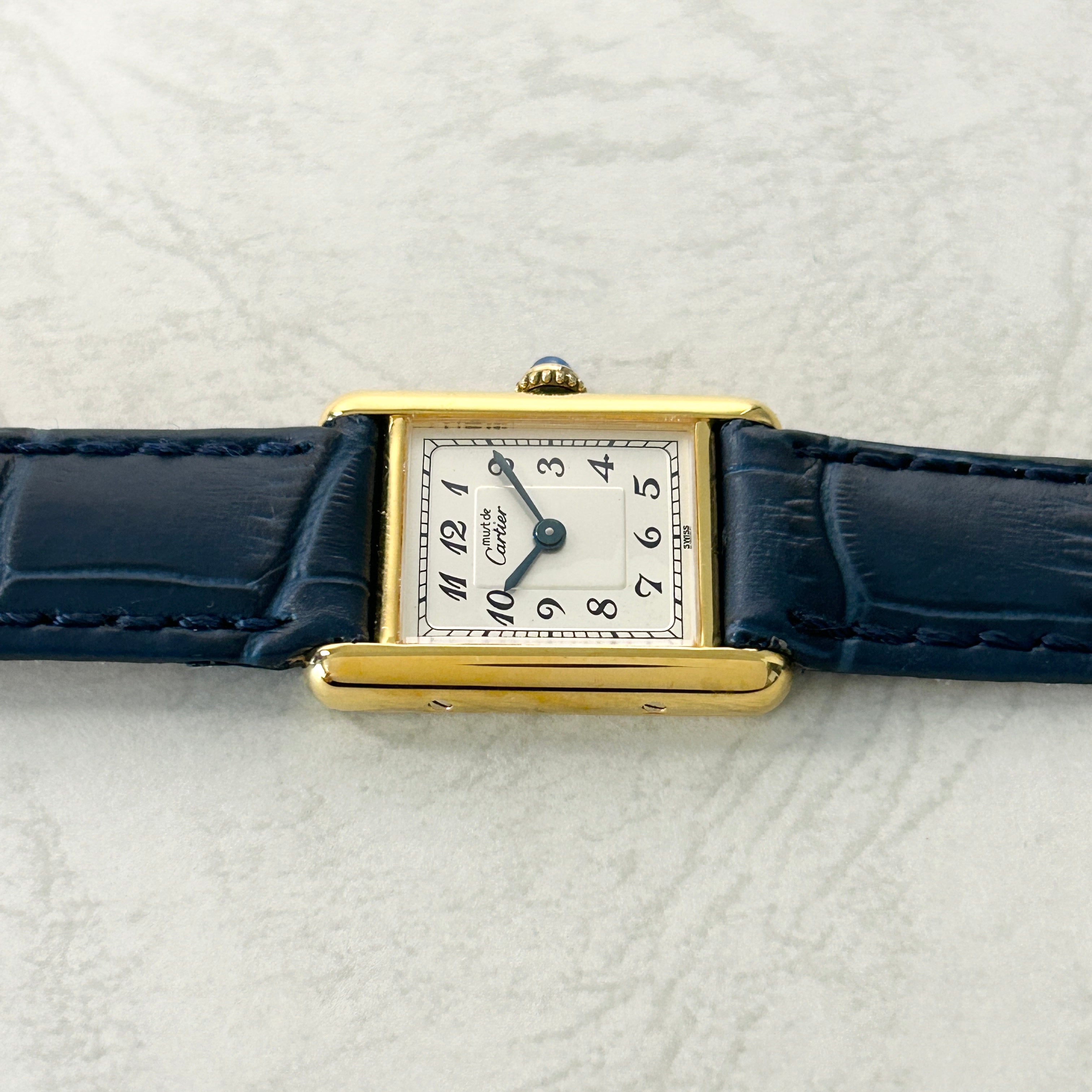 [Cartier] Cartier Must Tank SM Arabia with genuine buckle