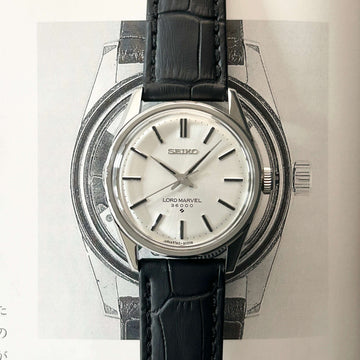 SEIKO LORD 軽かっ MARVEL 36000 SS 稼働品 5740-8000