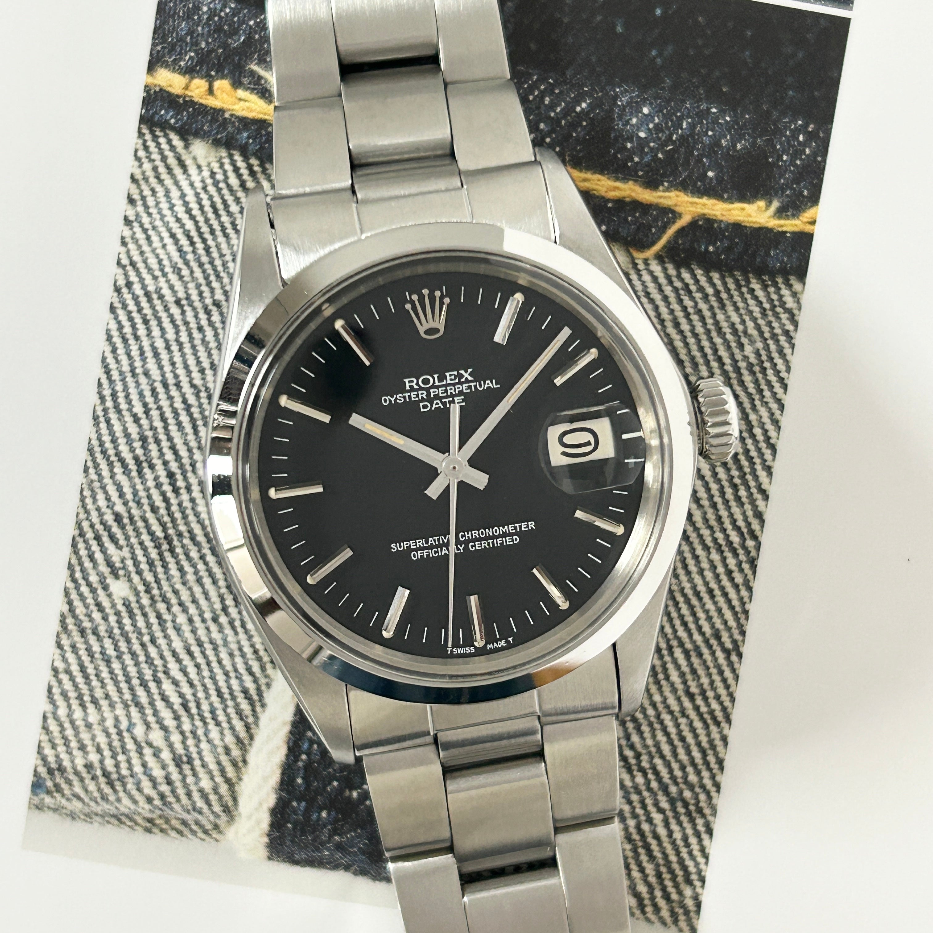 【ROLEX 】ロレックス<BR>パーペチュアルデイト Ref.1500 Black