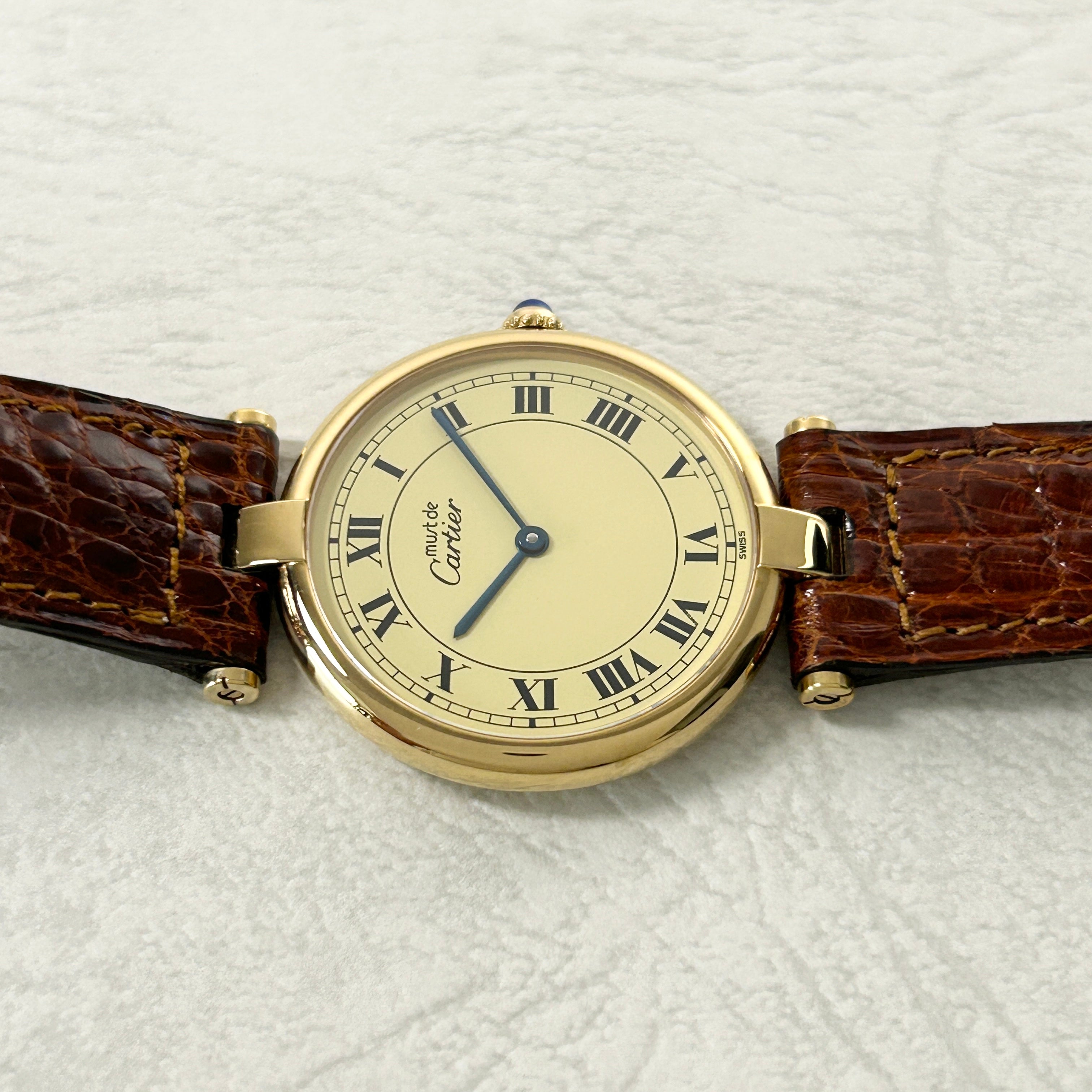 [Cartier] Cartier Must Vendome LM Ivory Roma Deadstock