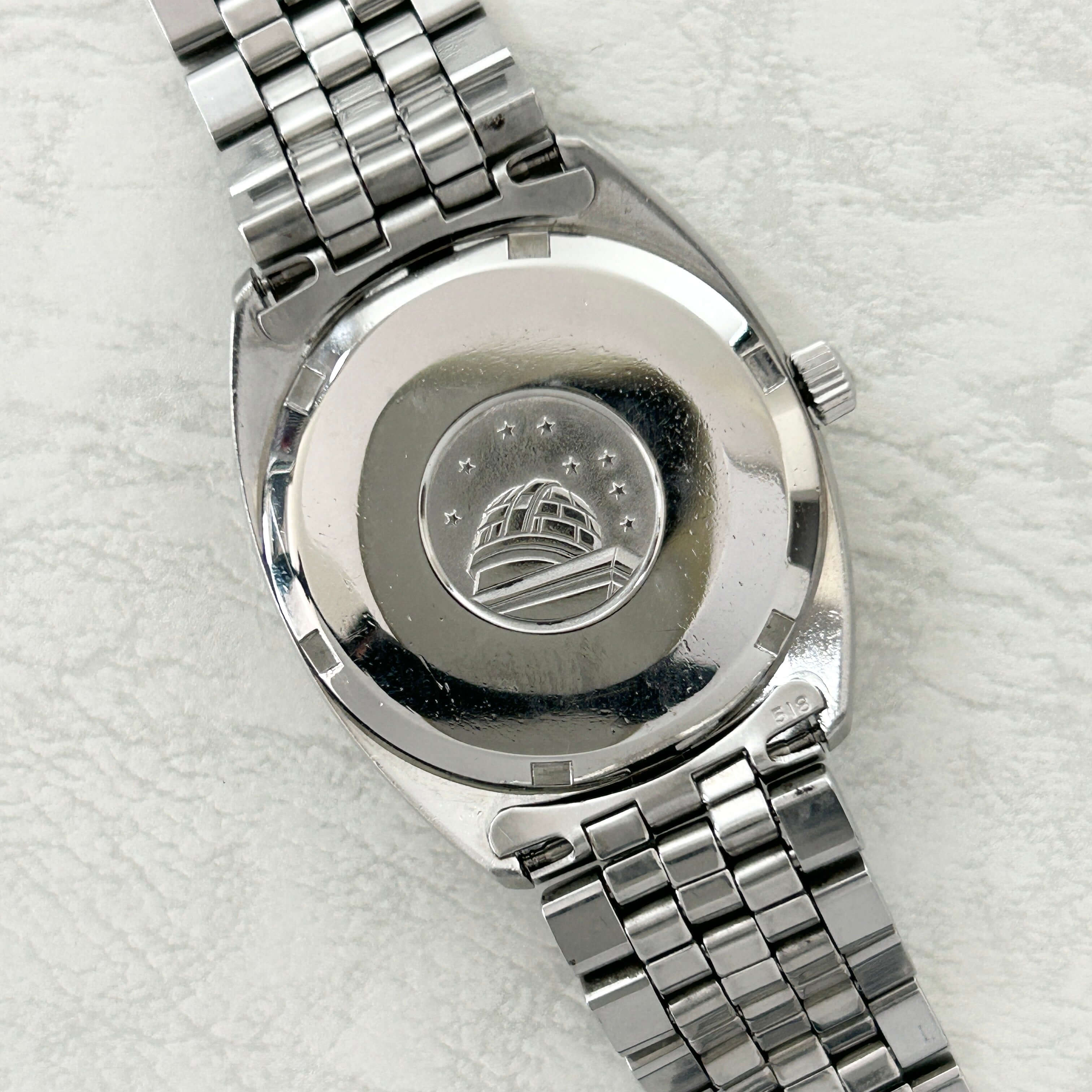 【OMEGA】オメガ<BR>コンステレーションデイトCラインWGベゼル Silverdial 純正ボックス付き