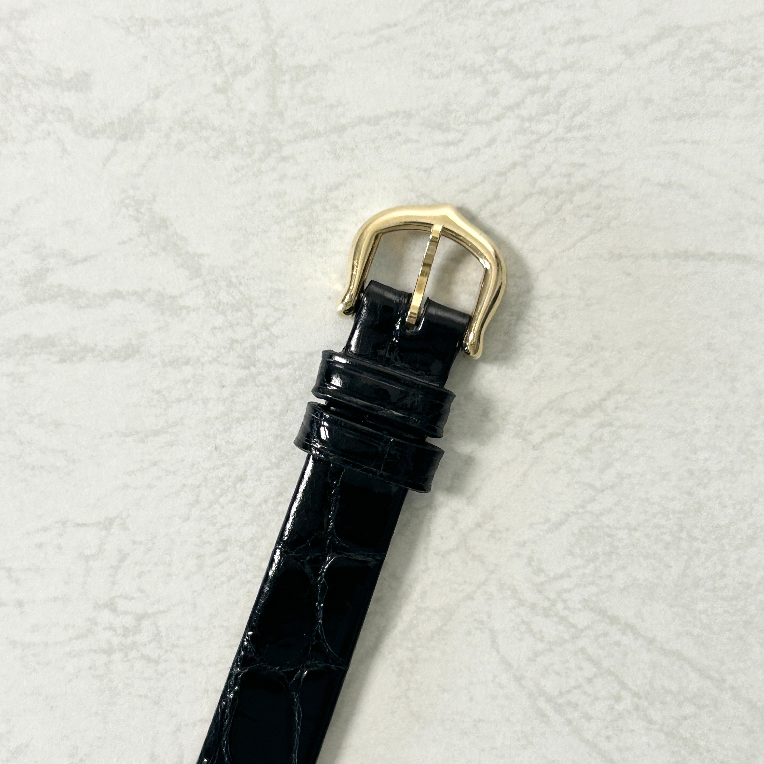 [Cartier] Cartier Mini Vendome 18KYG 3PDiamonds with genuine 18KYG buckle