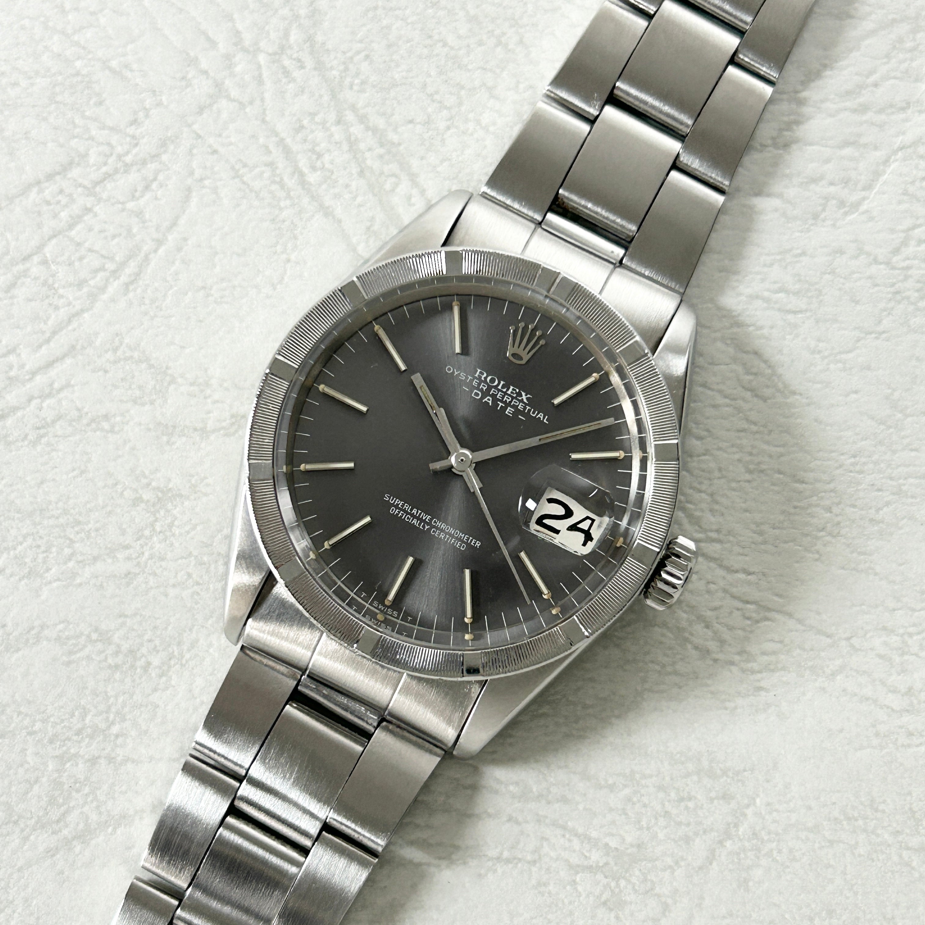 【ROLEX 】ロレックス<BR>パーペチュアルデイト Ref.1501 Grey