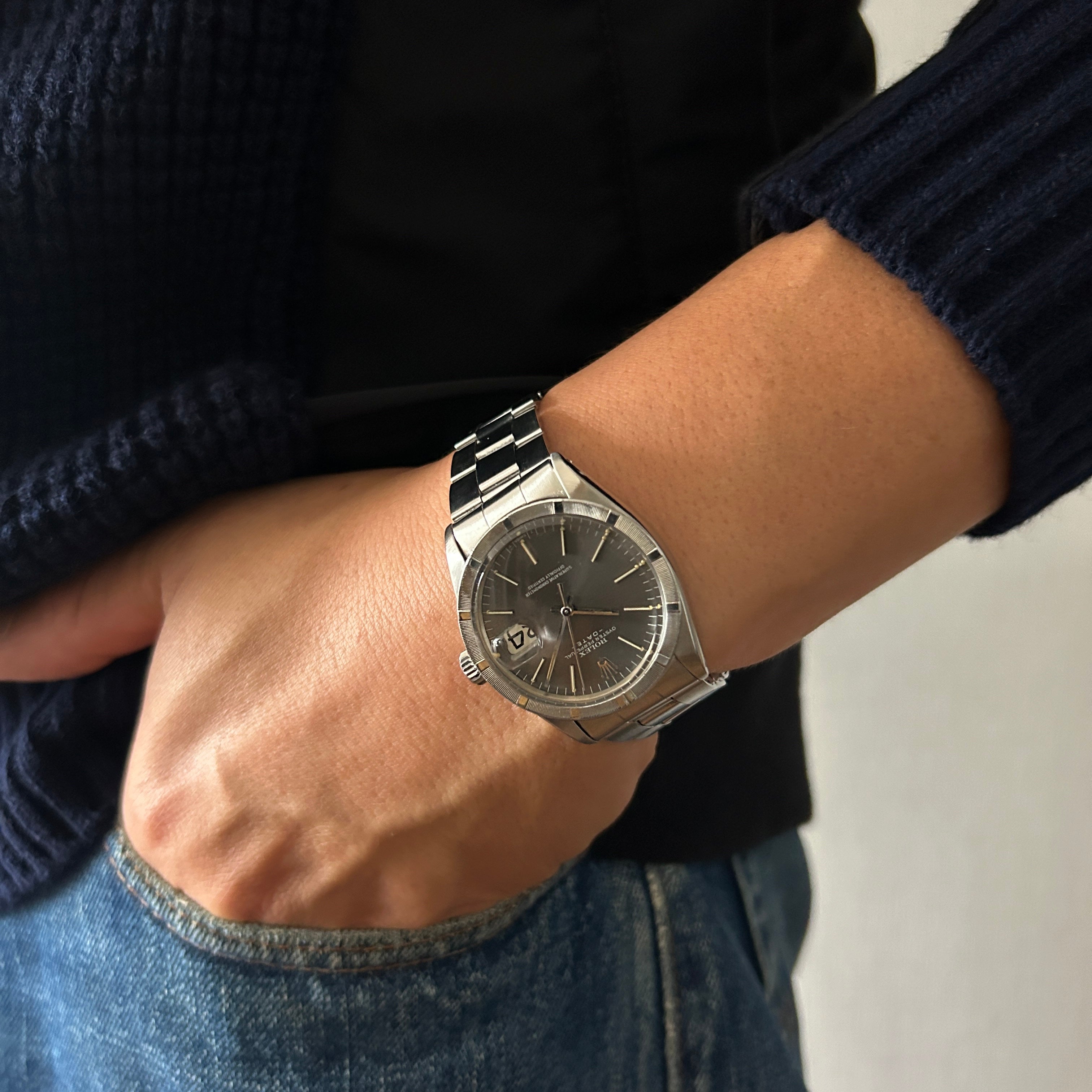 【ROLEX 】ロレックス<BR>パーペチュアルデイト Ref.1501 Grey