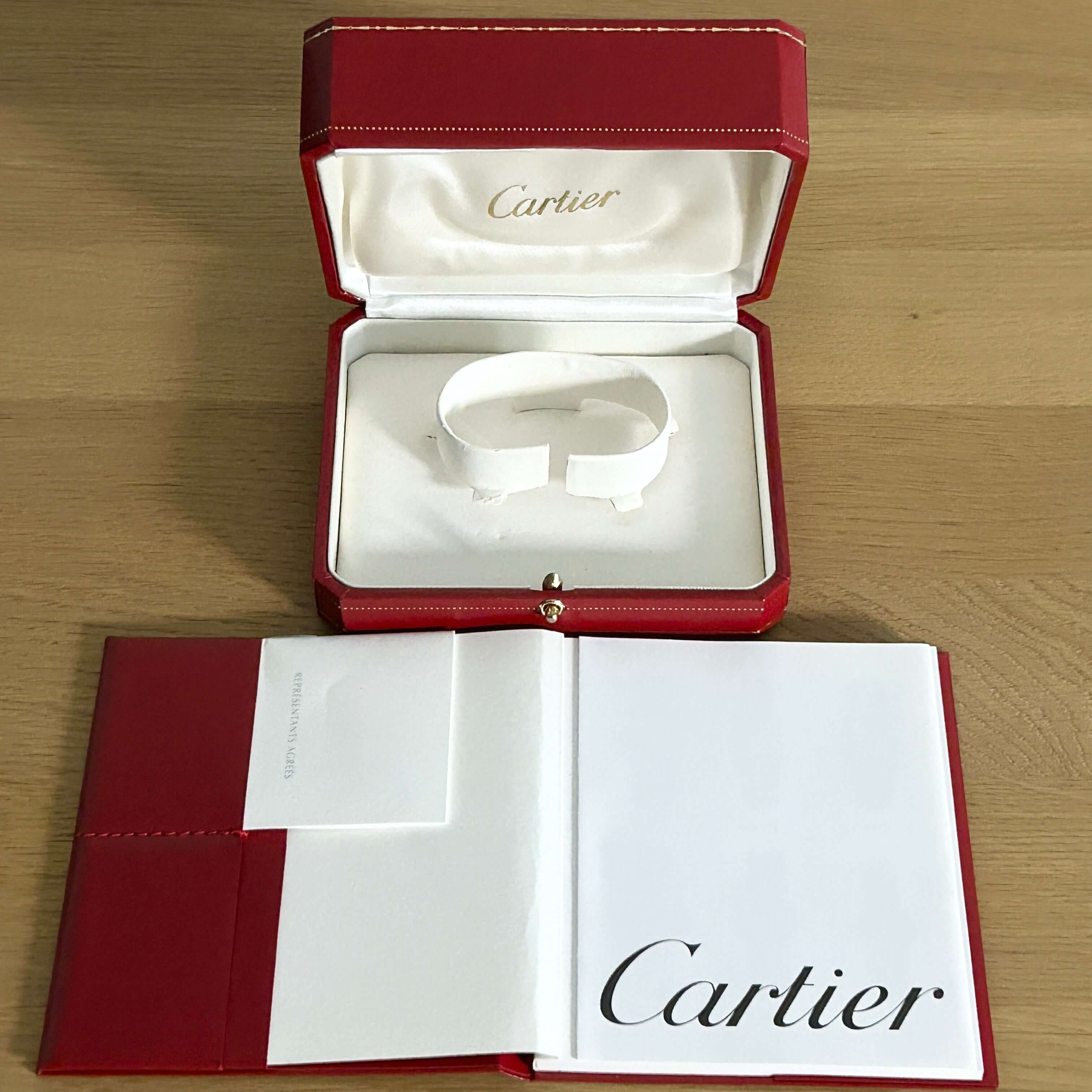 【Cartier】 カルティエ<BR>タンクアロンジェ SM 18KWG 純正18KWG製尾錠付き