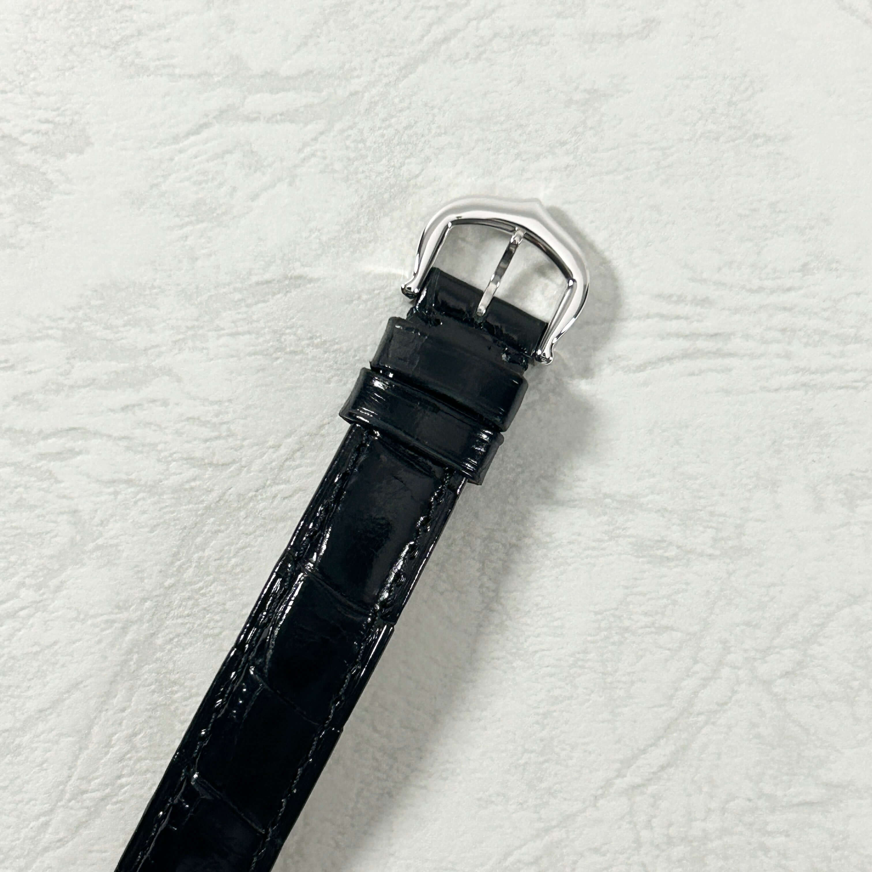 【Cartier】カルティエ<BR>タンクアメリカン SM 18KWG 純正18KWG尾錠付き